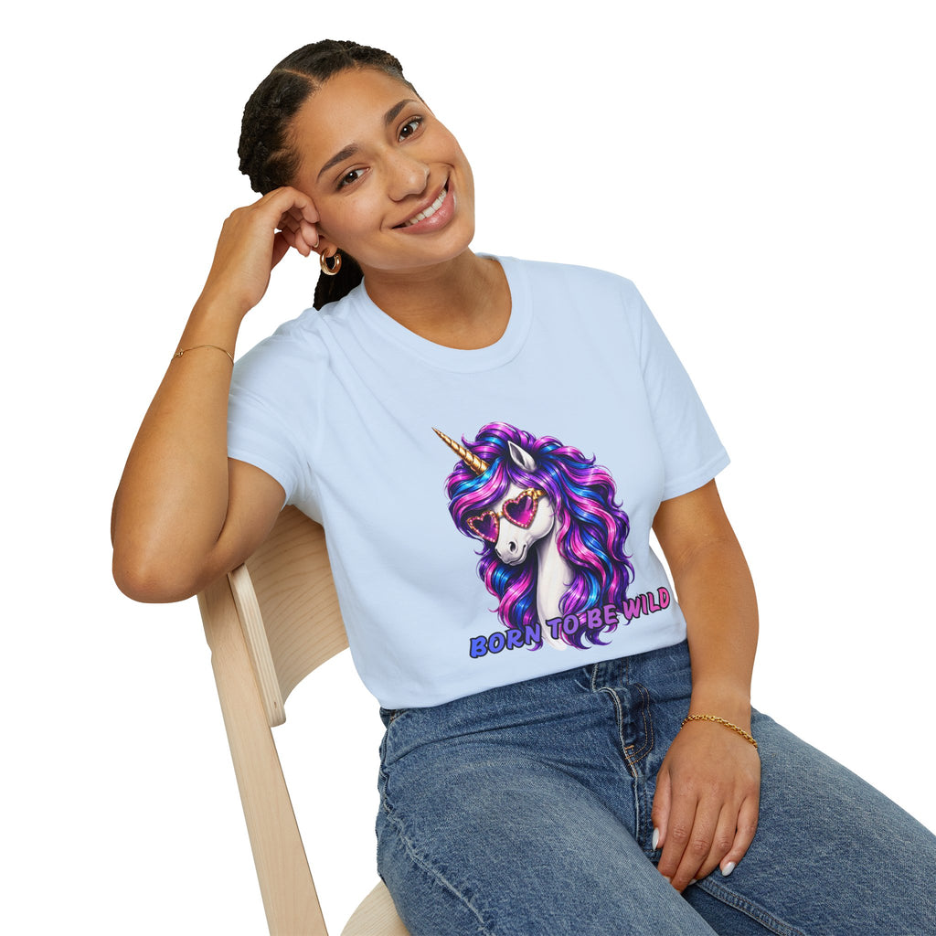 Born To Be Wild Unicorn Graphic Tee