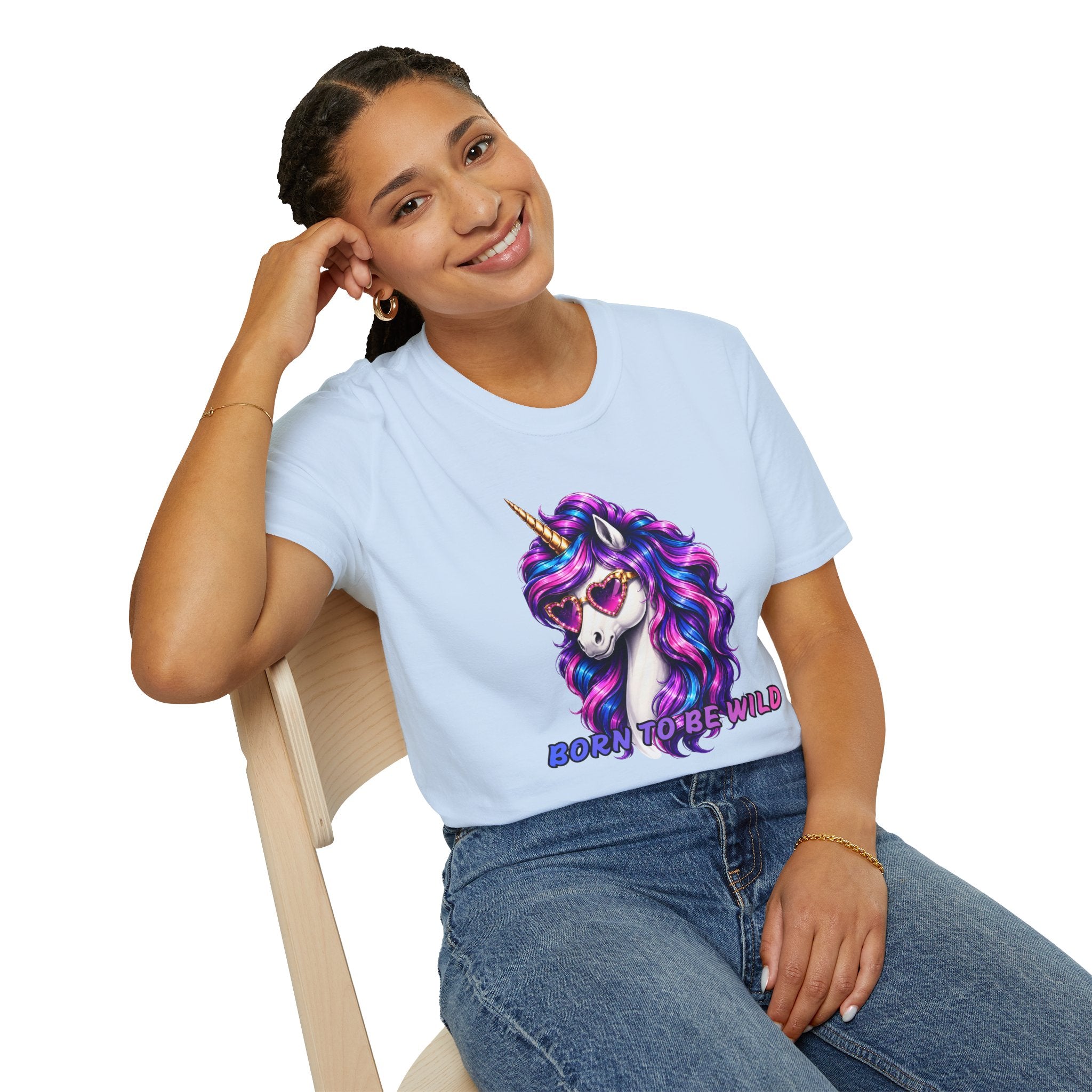 Born To Be Wild Unicorn Graphic Tee