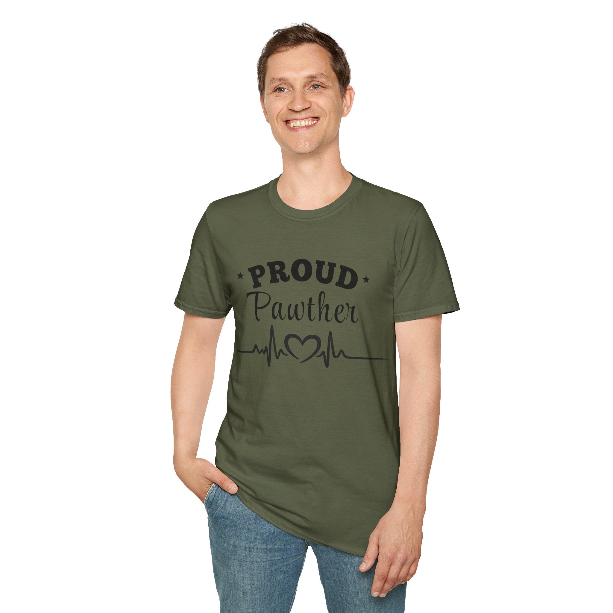 Proud Pawther Pet Dad T-Shirt