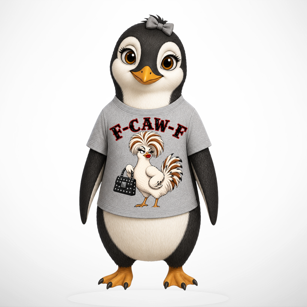 F-CAW-F Chicken Graphic T-Shirt