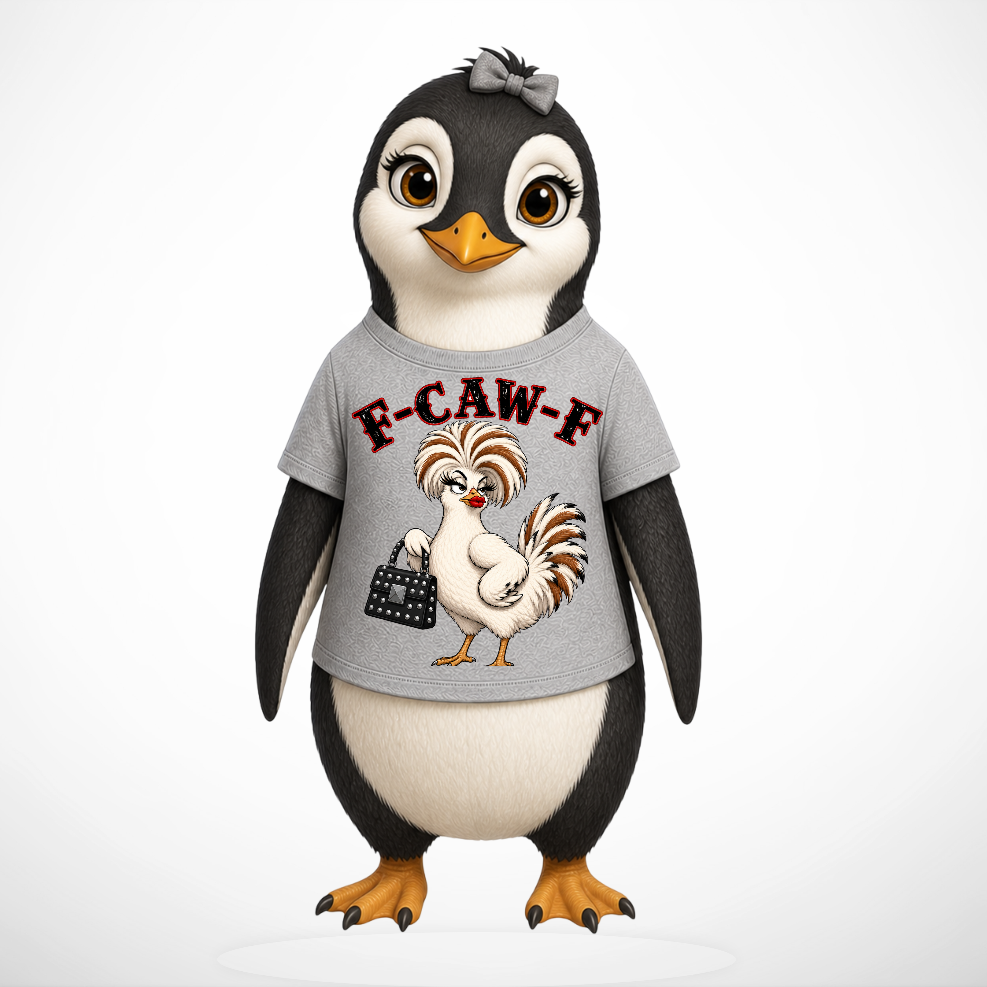 F-CAW-F Chicken Graphic T-Shirt