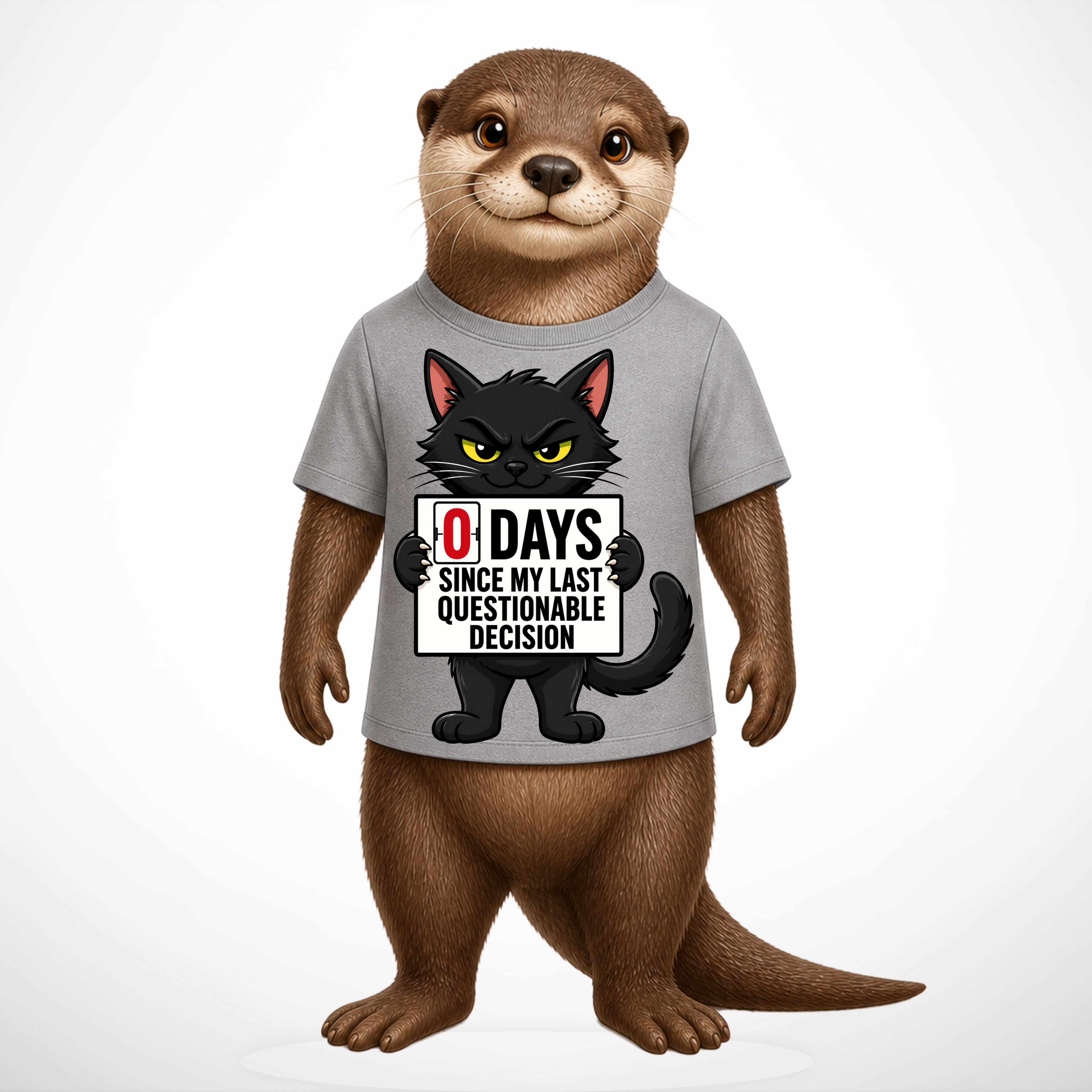 0 Days Since My Last Questionable Decision Graphic Tee