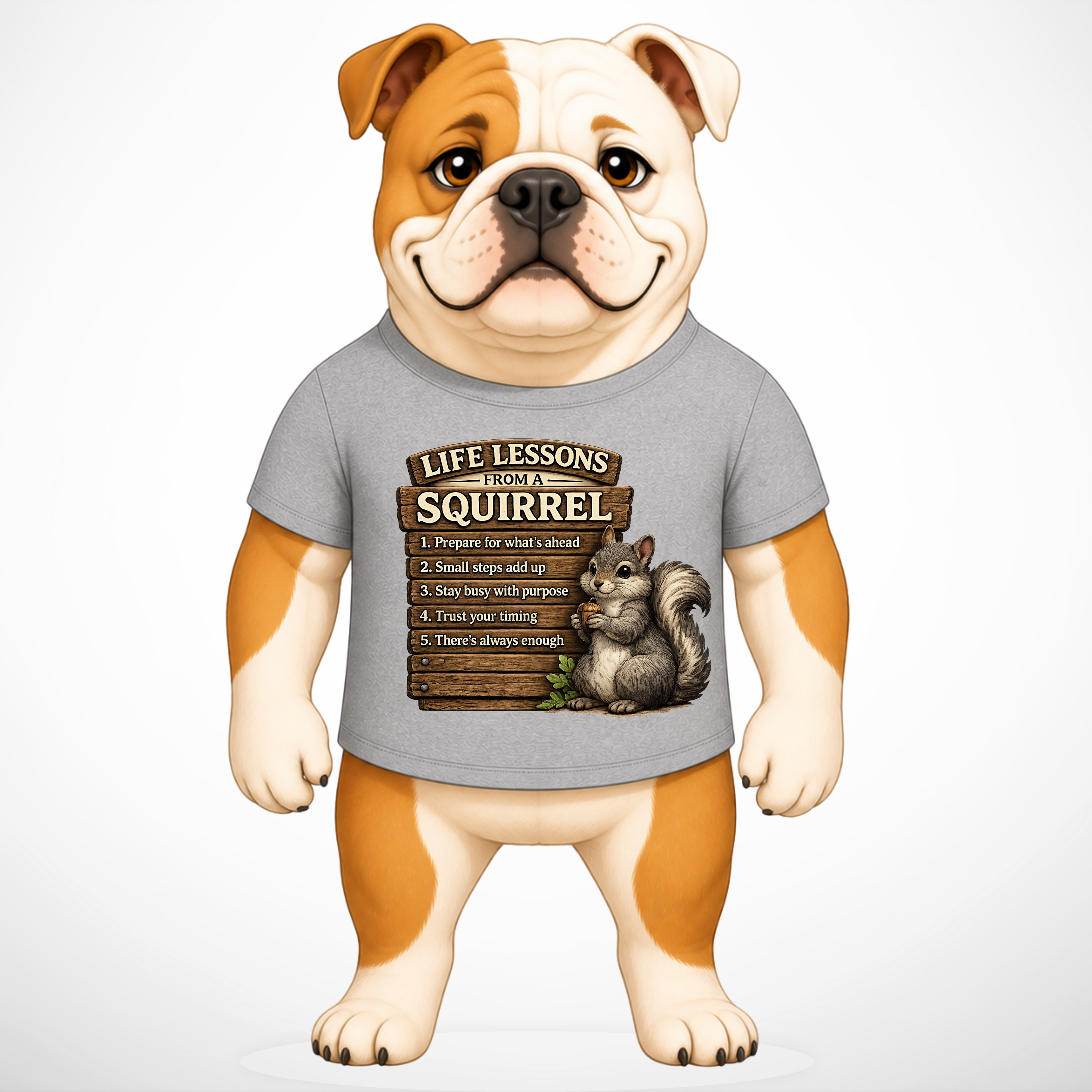 Squirrel Life Lessons T-Shirt