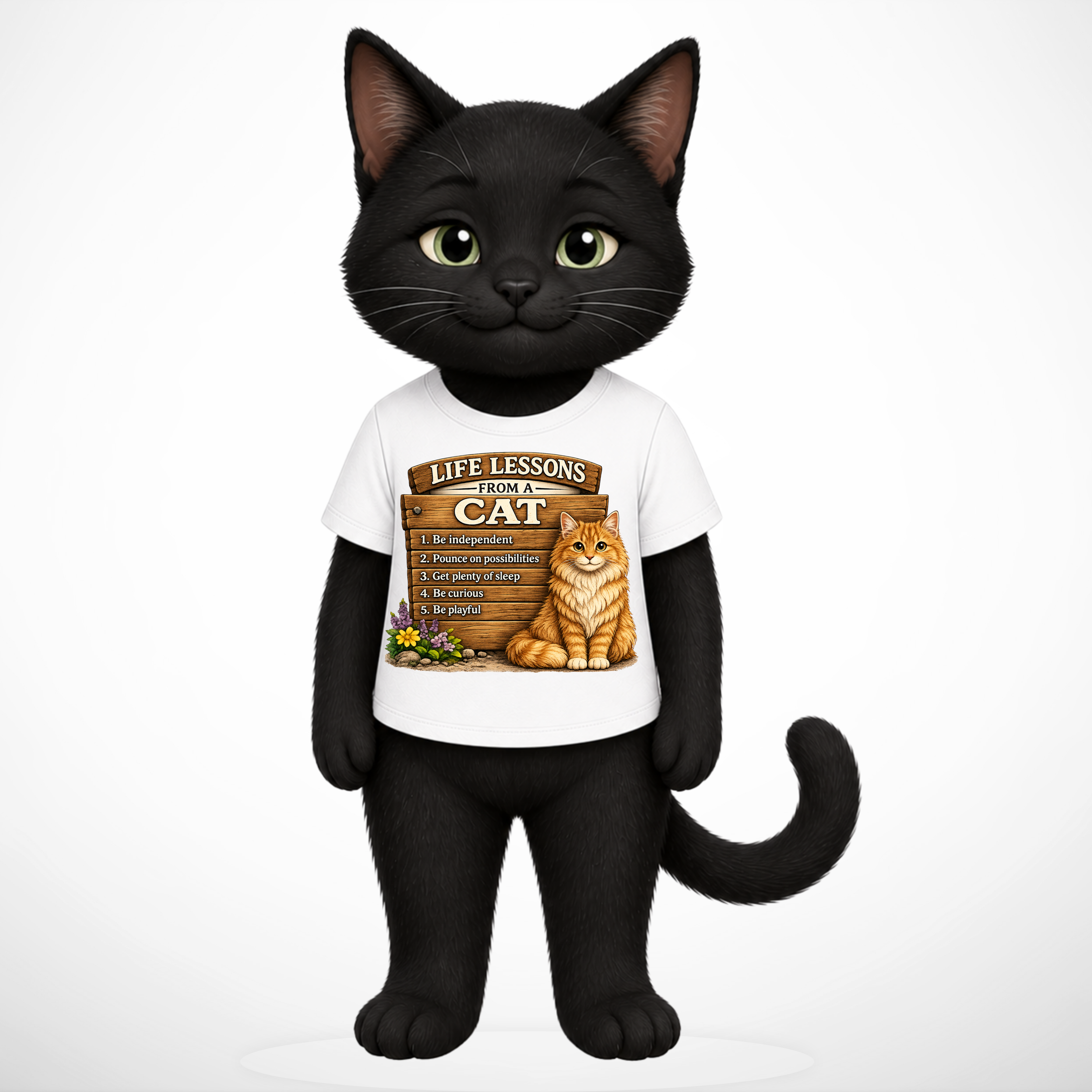 Life Lessons From a Cat T-Shirt