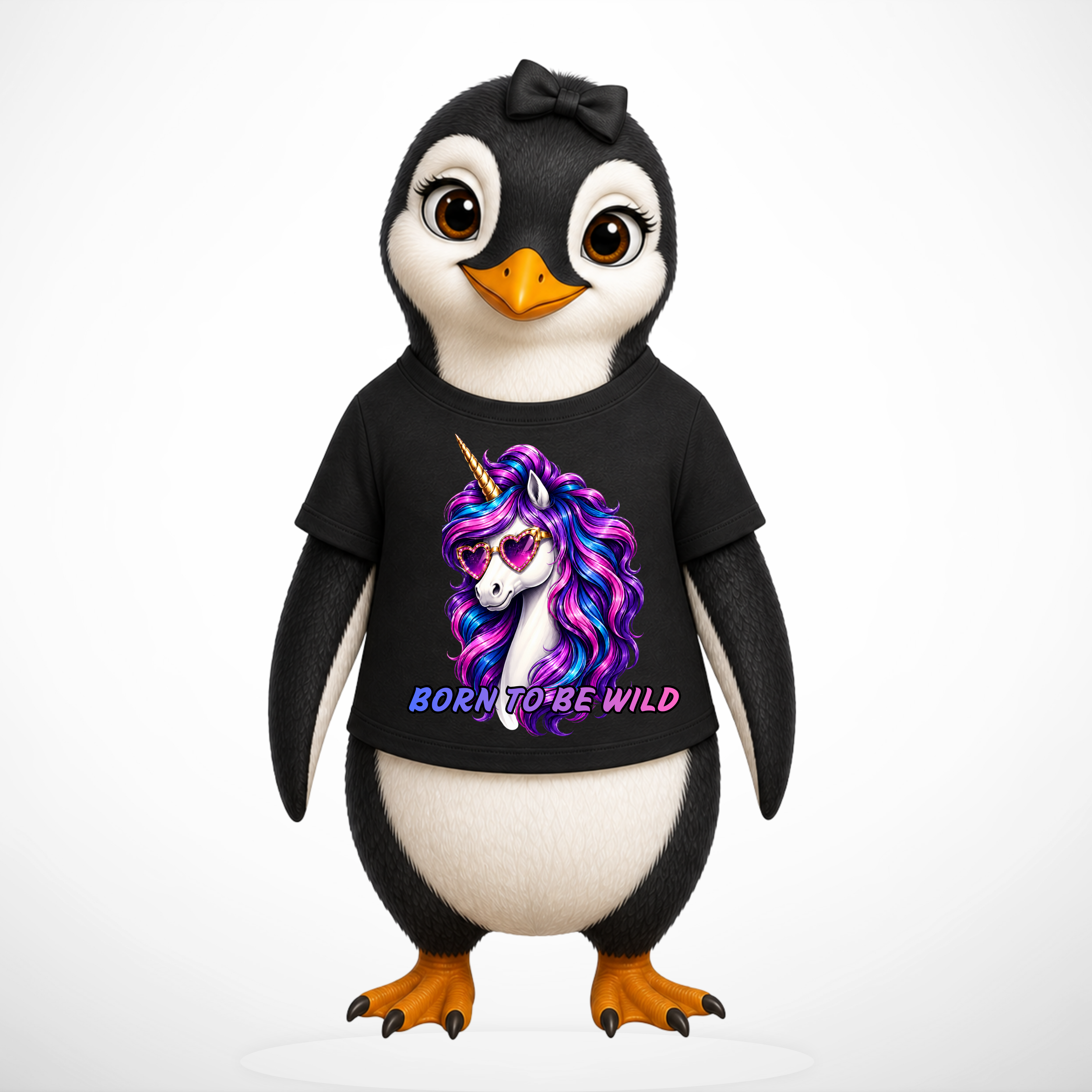 Born To Be Wild Unicorn Graphic Tee