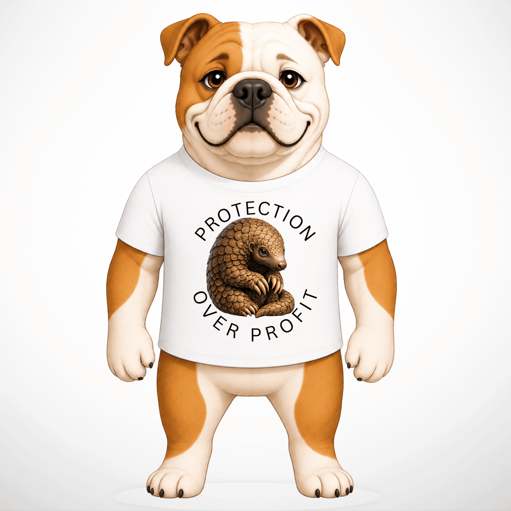 Protection Over Profit T-Shirt — Wildlife Conservation Pangolin Tee