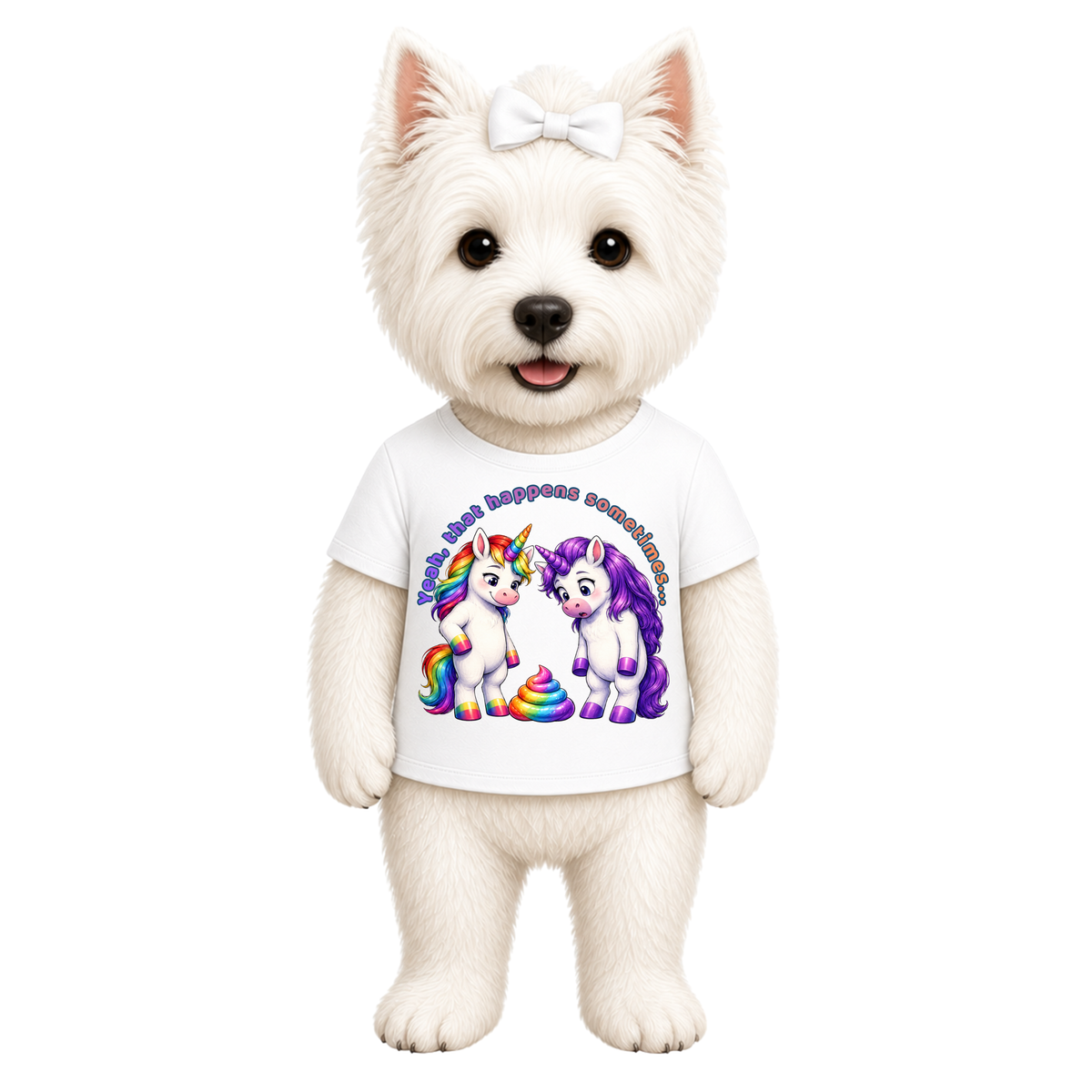Funny Unicorn T-Shirt | Yeah, That Happens Sometimes Graphic Tee