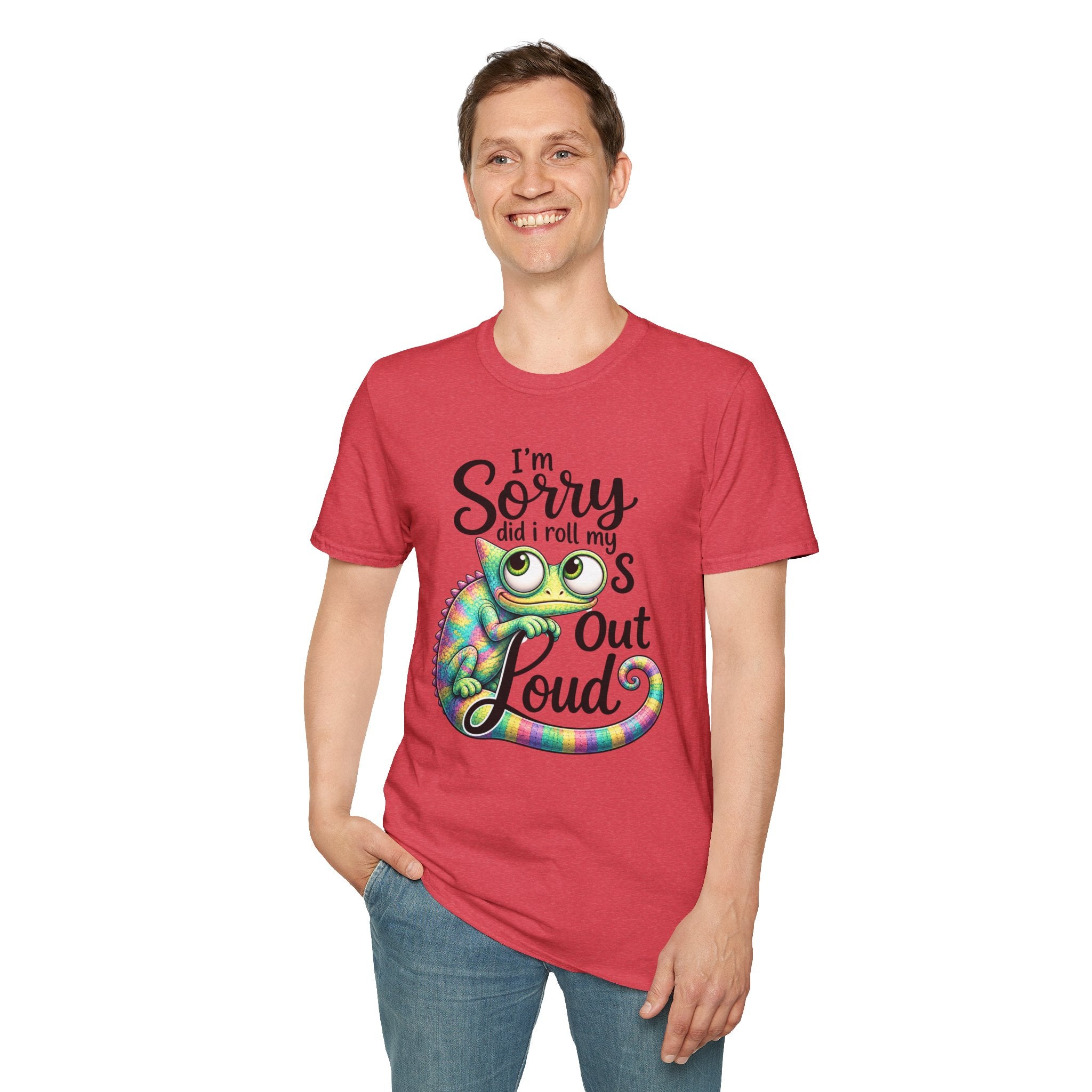 Chameleon Graphic T-Shirt — "I'm Sorry Did I Roll My Eyes Out Loud"