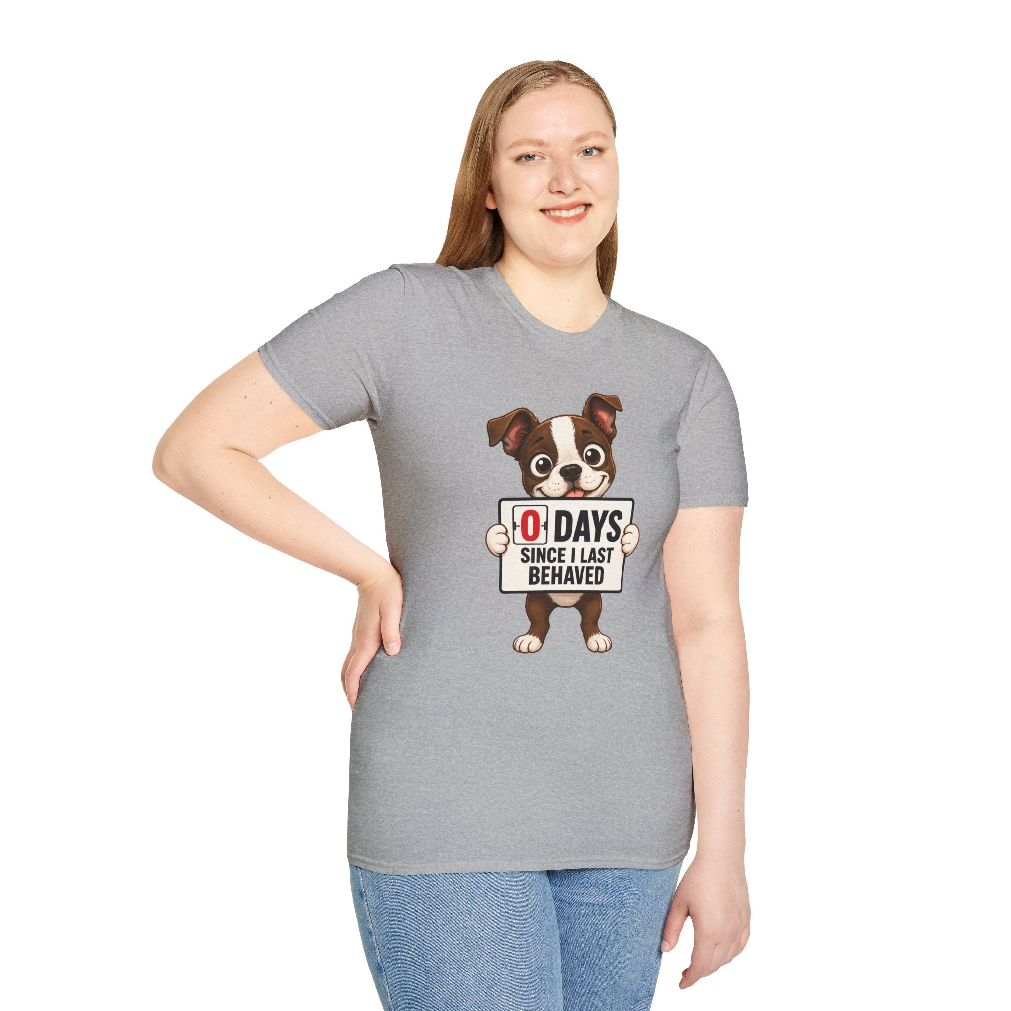 "0 Days Since I Last Behaved" T-Shirt