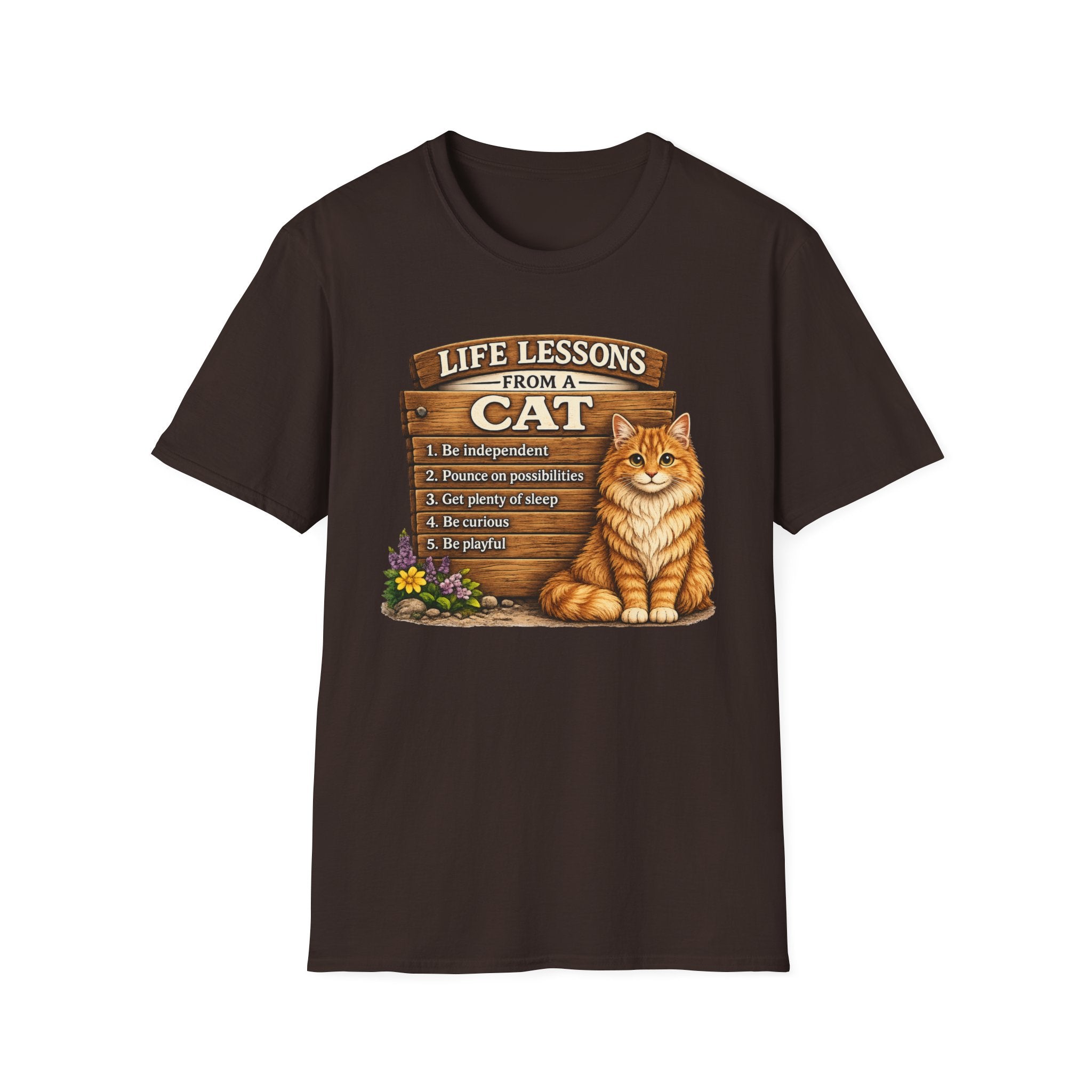 Life Lessons From a Cat T-Shirt