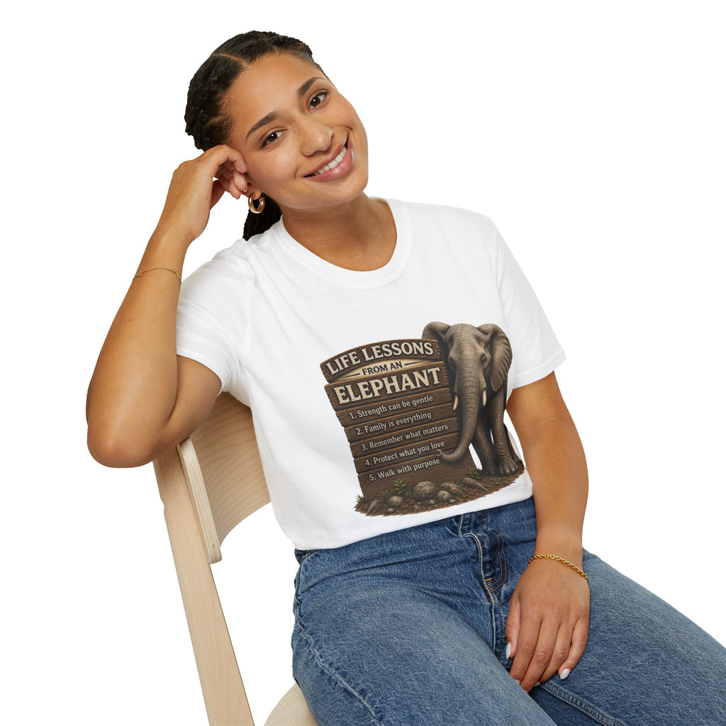 Elephant Life Lessons Wildlife Tee