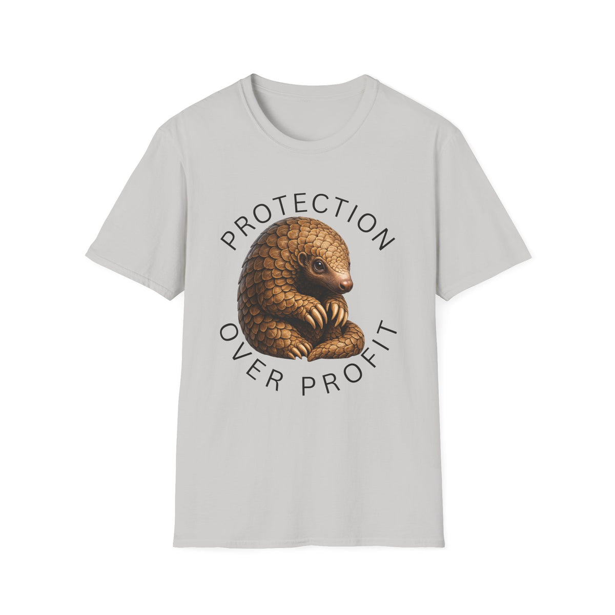 Protection Over Profit T-Shirt — Wildlife Conservation Pangolin Tee
