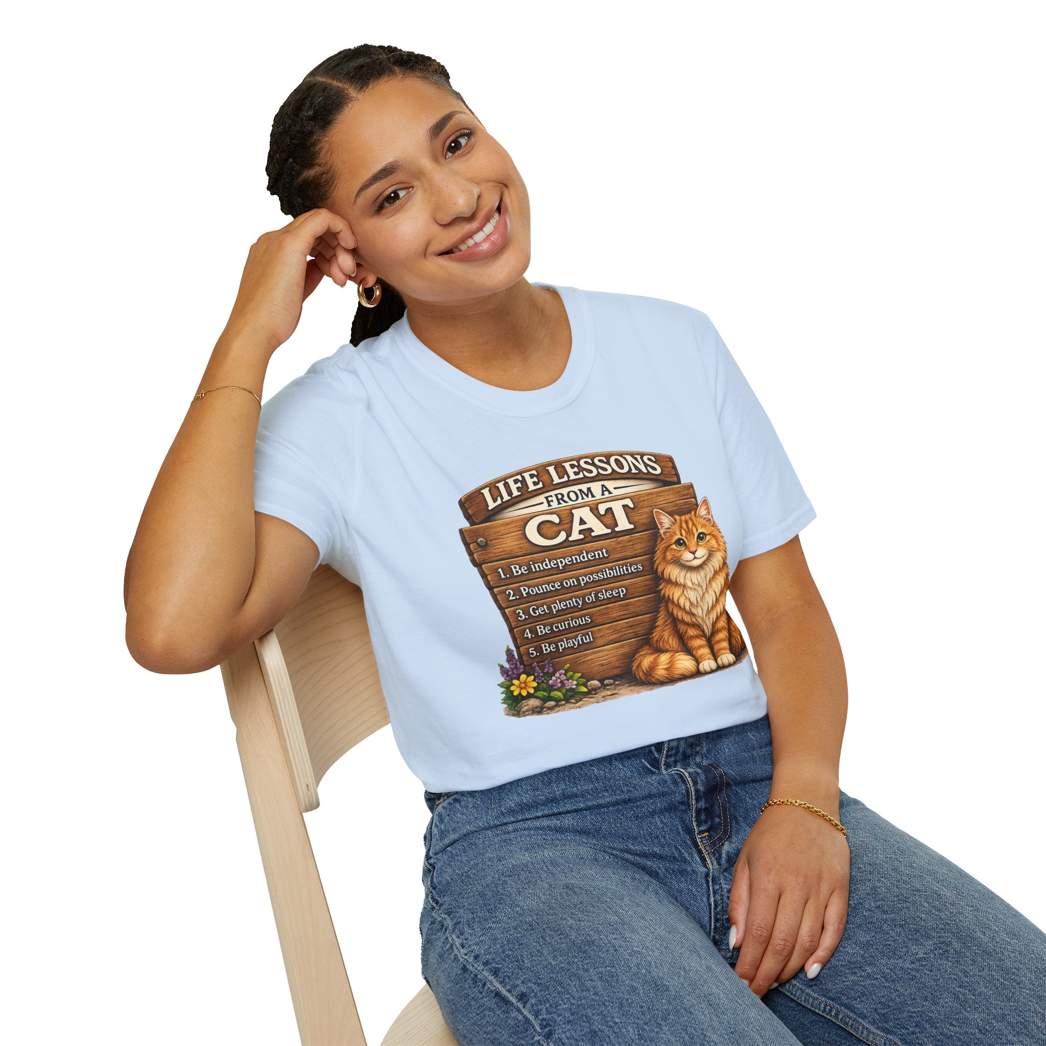 Life Lessons From a Cat T-Shirt
