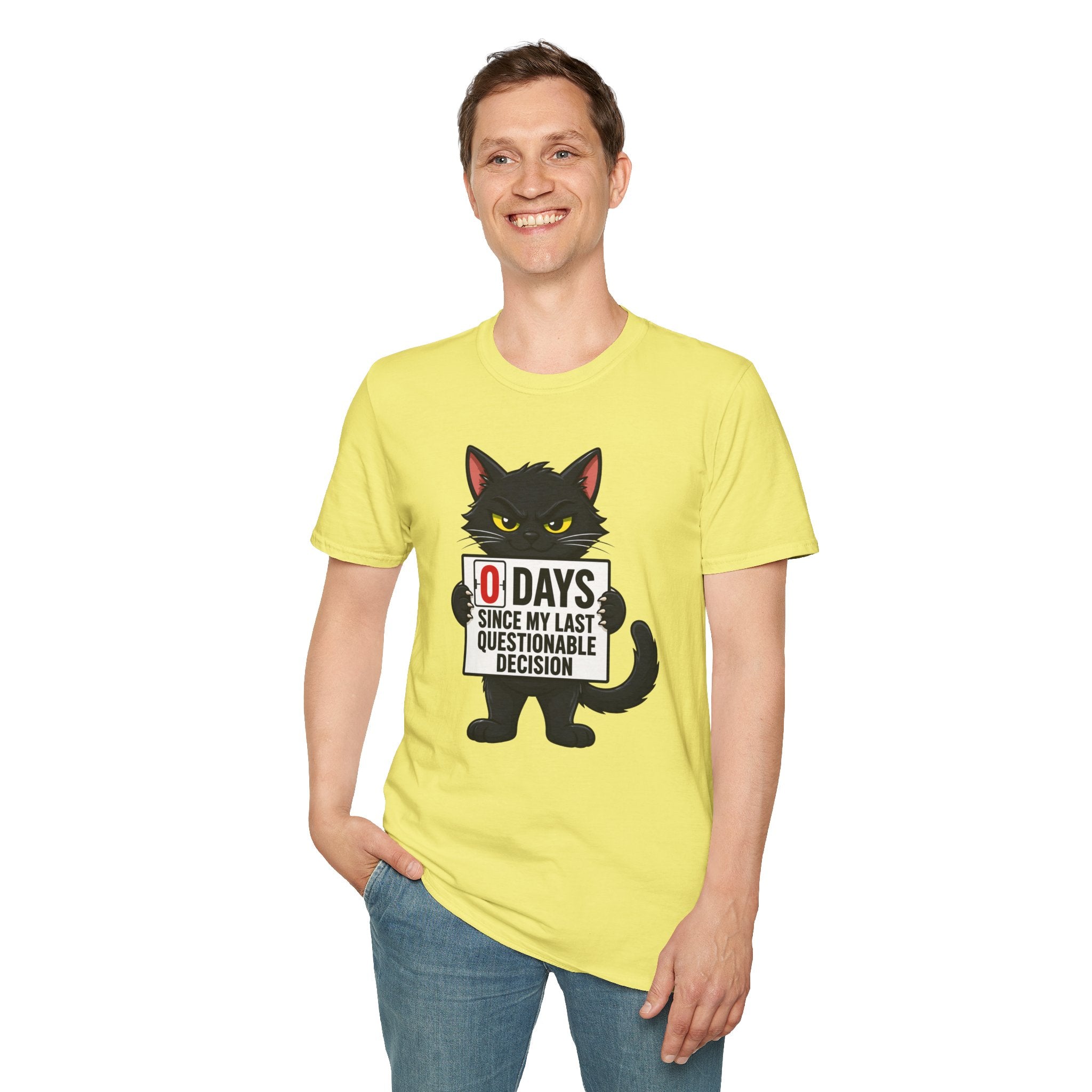0 Days Since My Last Questionable Decision Graphic Tee