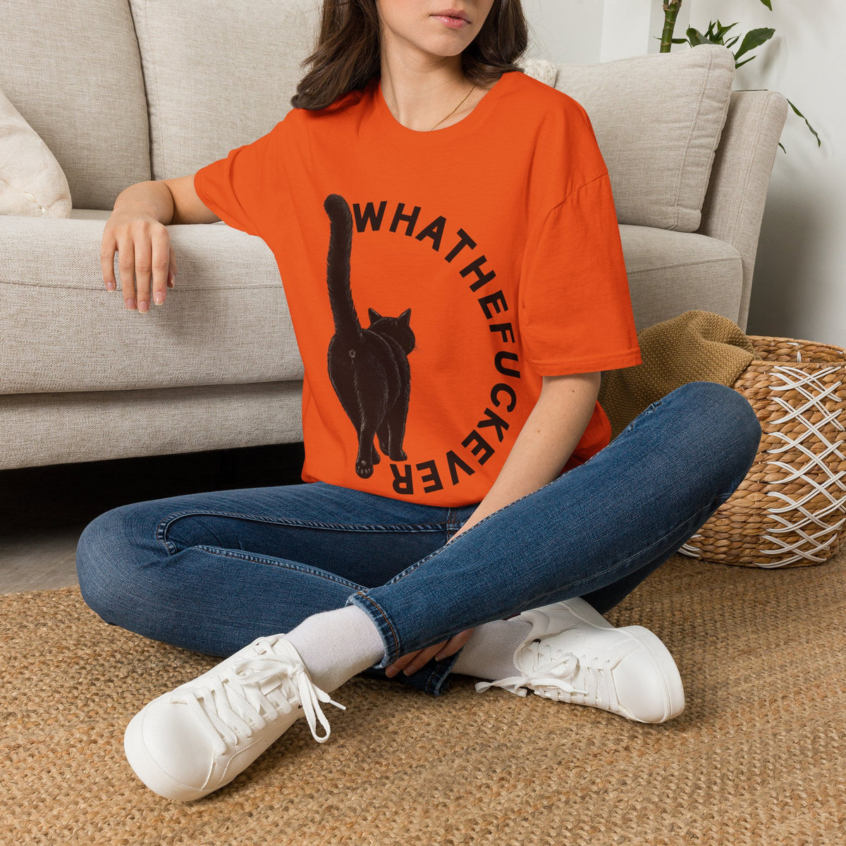 Black Cat Graphic Tee | Funny Cat Shirt for Cat Lovers