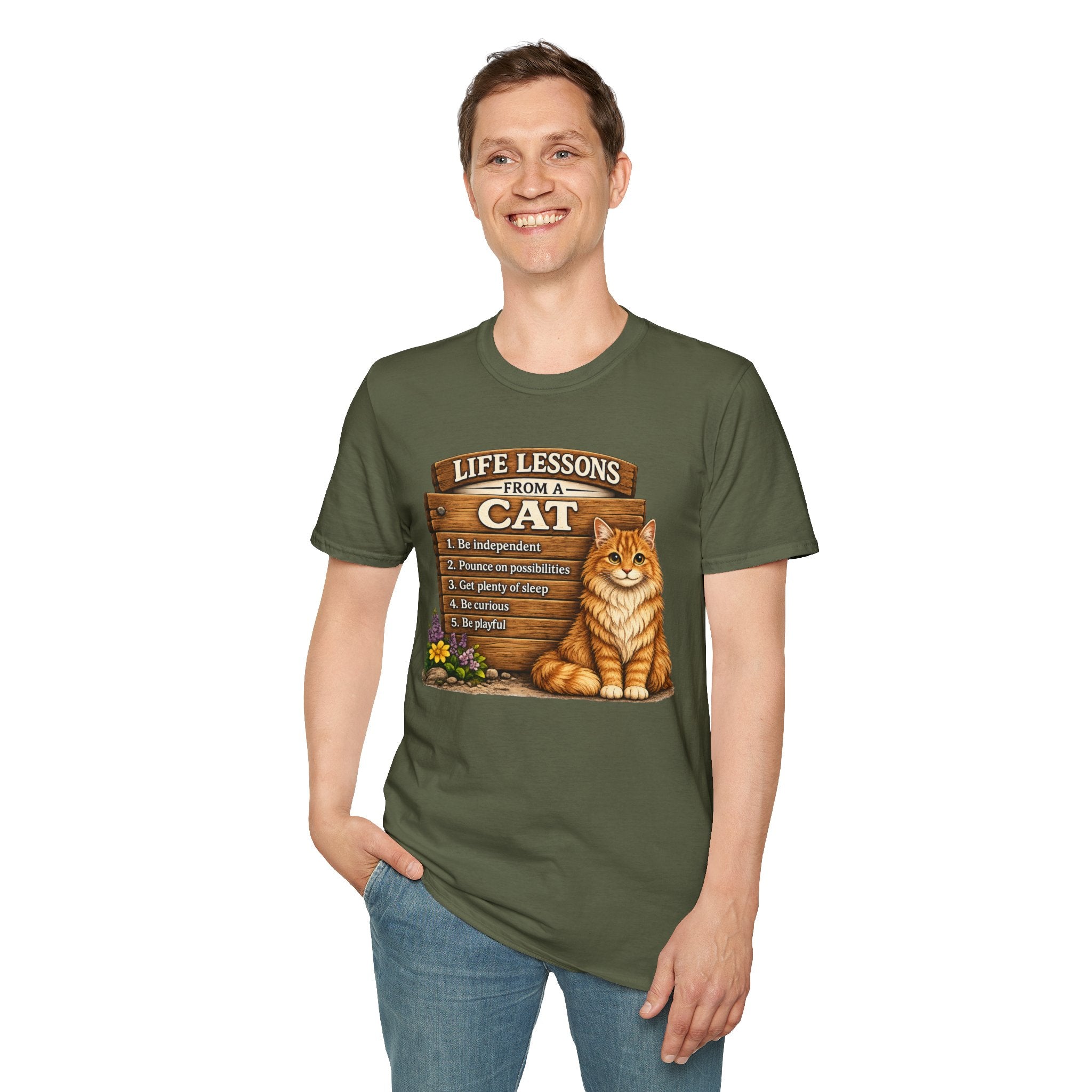 Life Lessons From a Cat T-Shirt