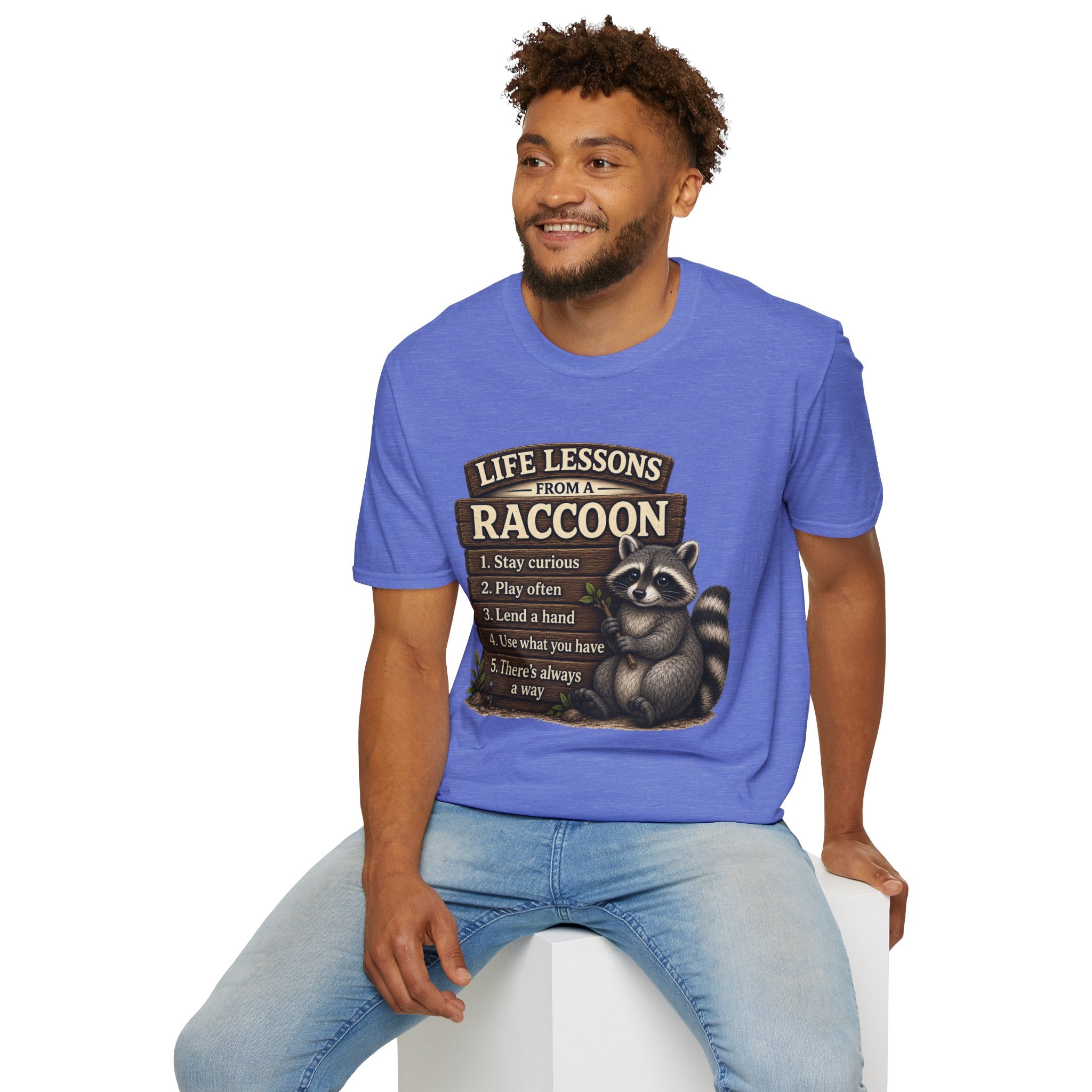 Life Lessons From a Raccoon Graphic Tee