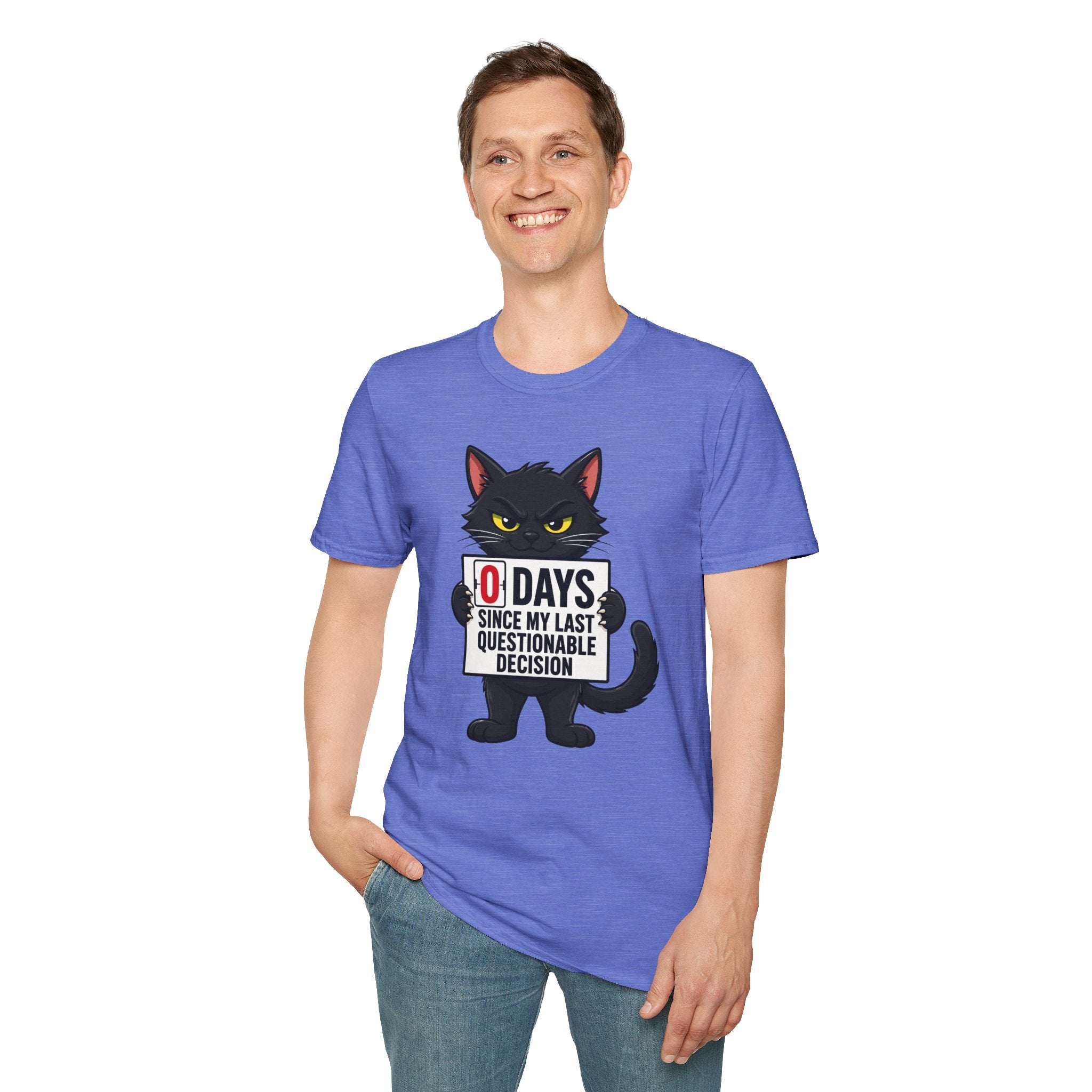 0 Days Since My Last Questionable Decision Graphic Tee