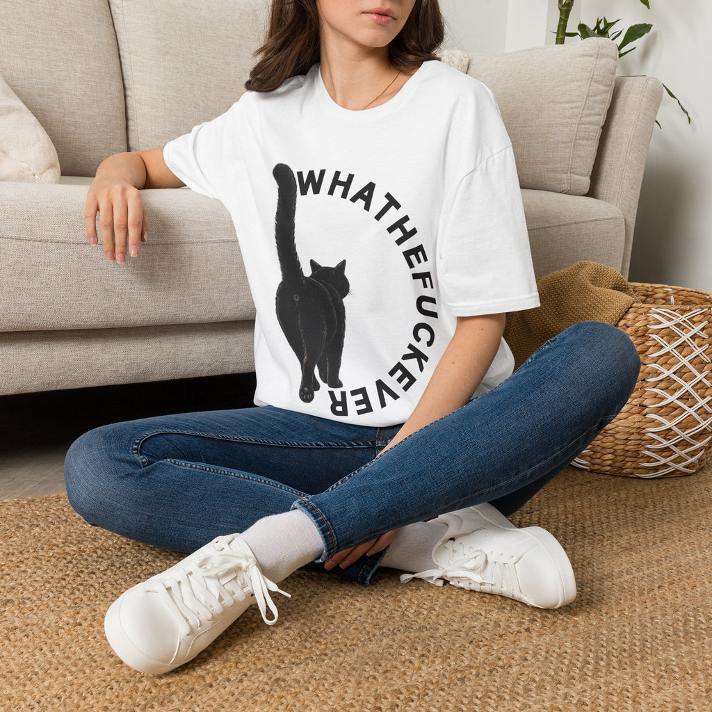Black Cat Graphic Tee | Funny Cat Shirt for Cat Lovers