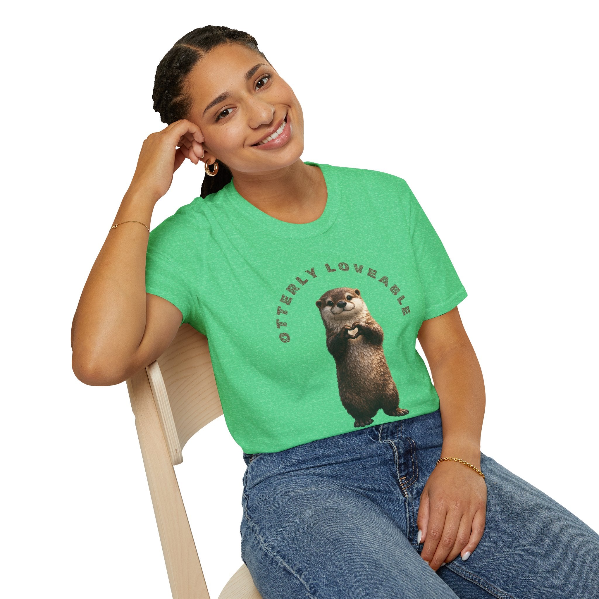 Otterly Loveable Otter Graphic Tee