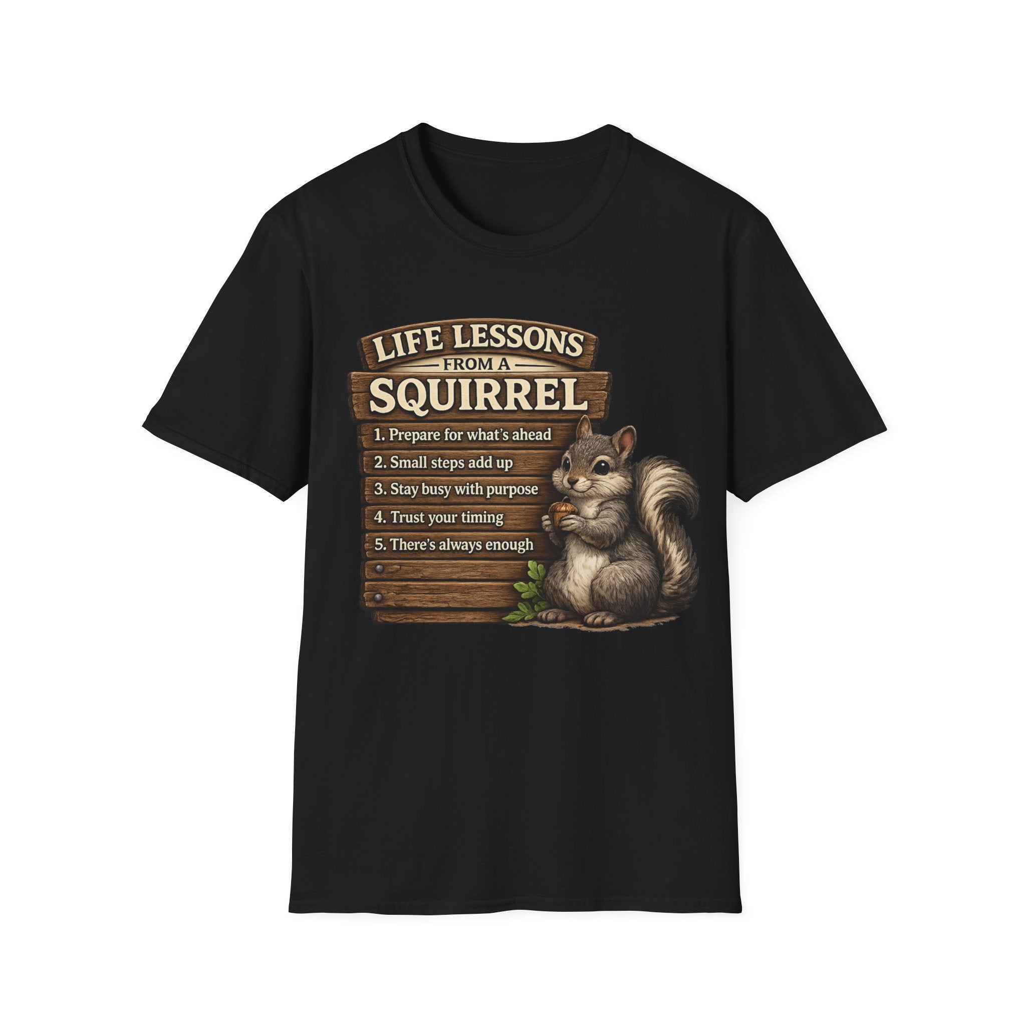 Squirrel Life Lessons T-Shirt