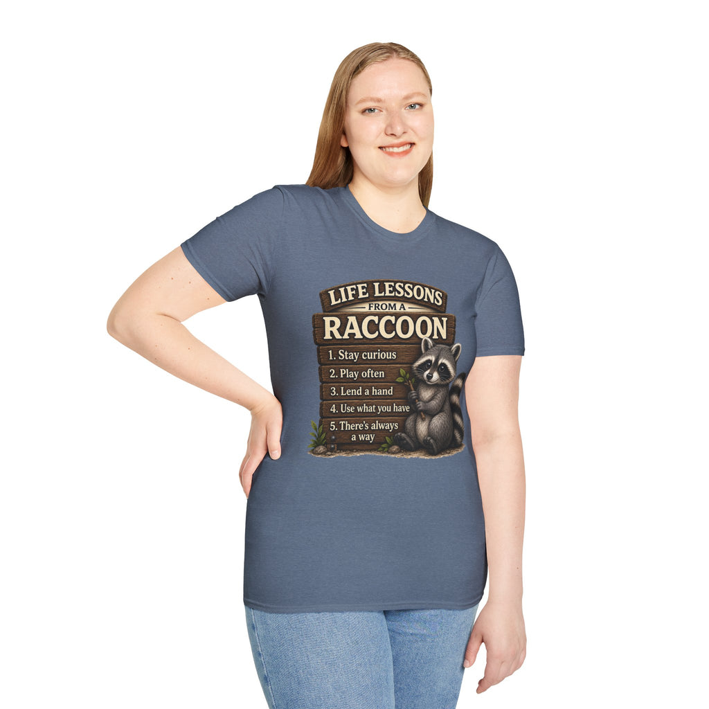 Life Lessons From a Raccoon Graphic Tee