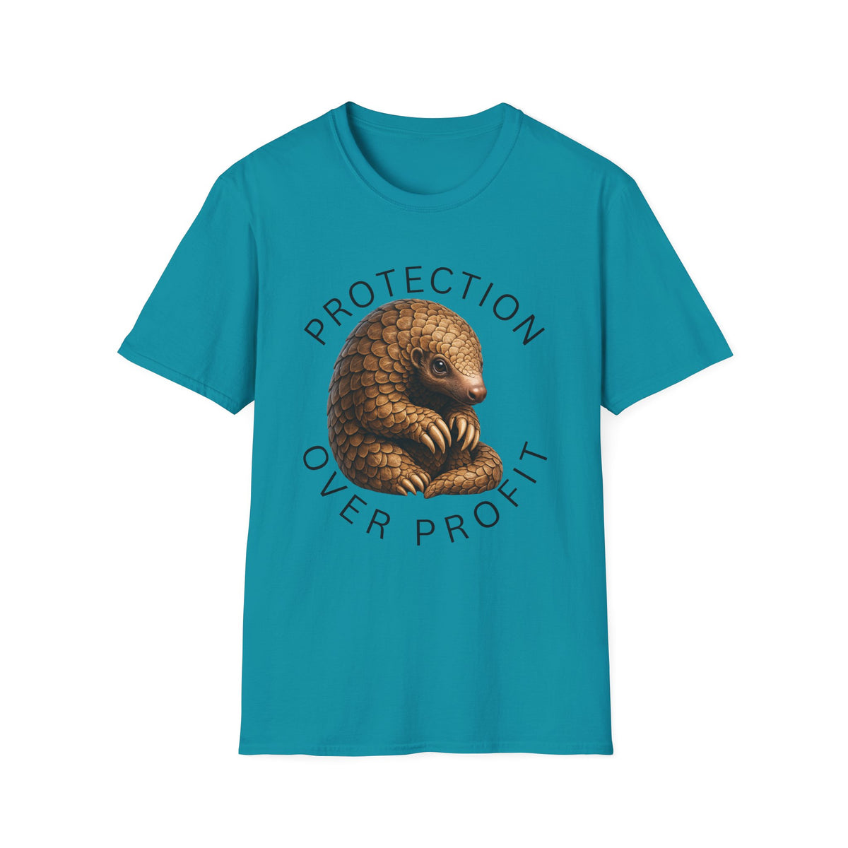 Protection Over Profit T-Shirt — Wildlife Conservation Pangolin Tee