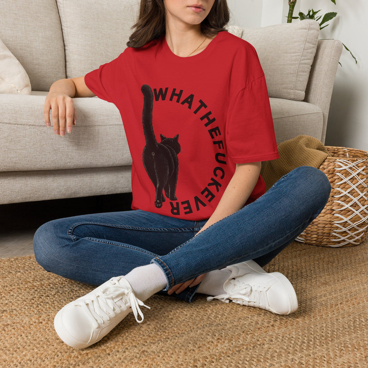 Black Cat Graphic Tee | Funny Cat Shirt for Cat Lovers