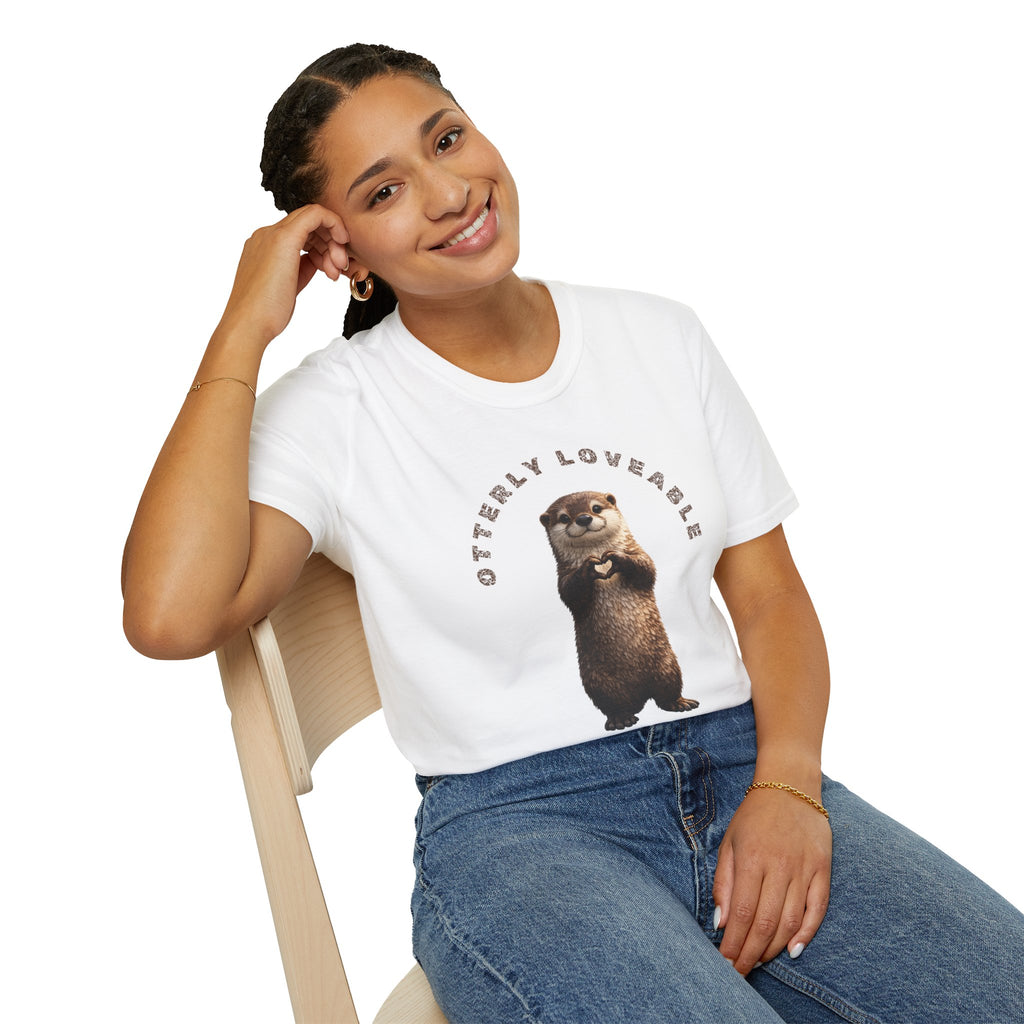 Otterly Loveable Otter Graphic Tee