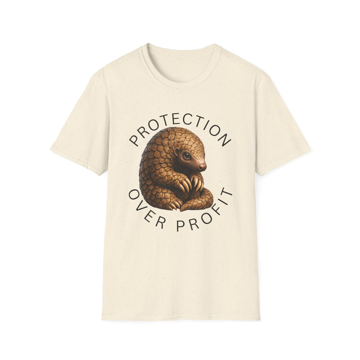 Protection Over Profit T-Shirt — Wildlife Conservation Pangolin Tee