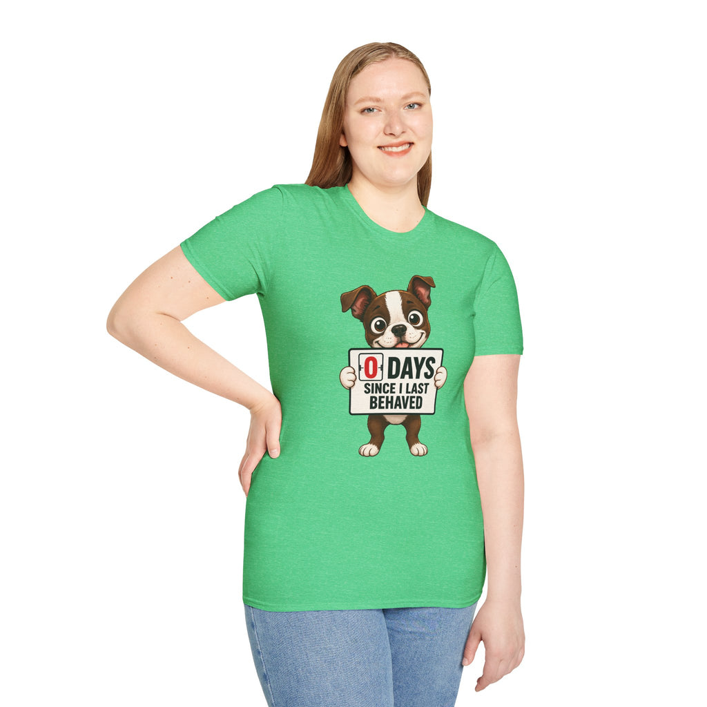 "0 Days Since I Last Behaved" T-Shirt