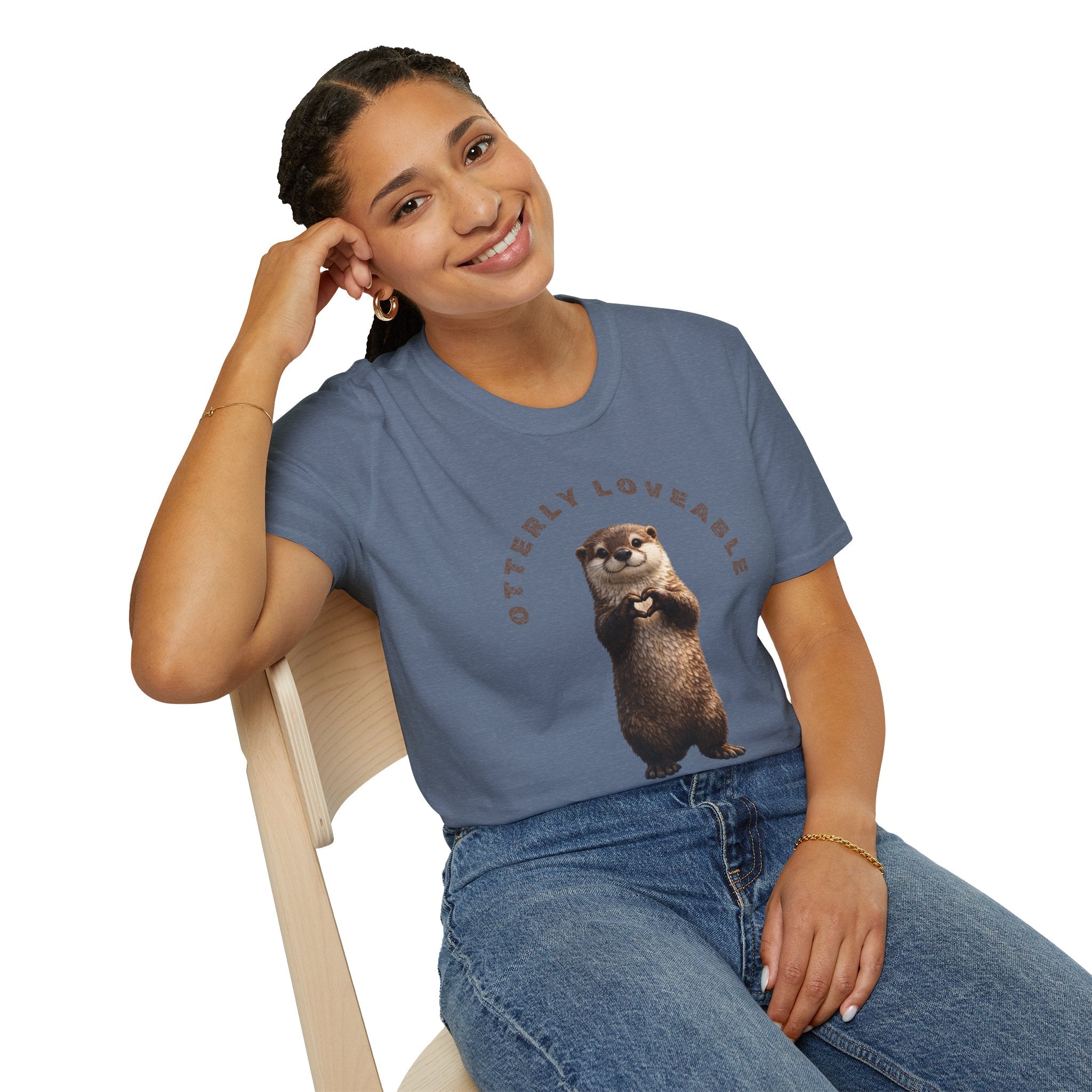 Otterly Loveable Otter Graphic Tee