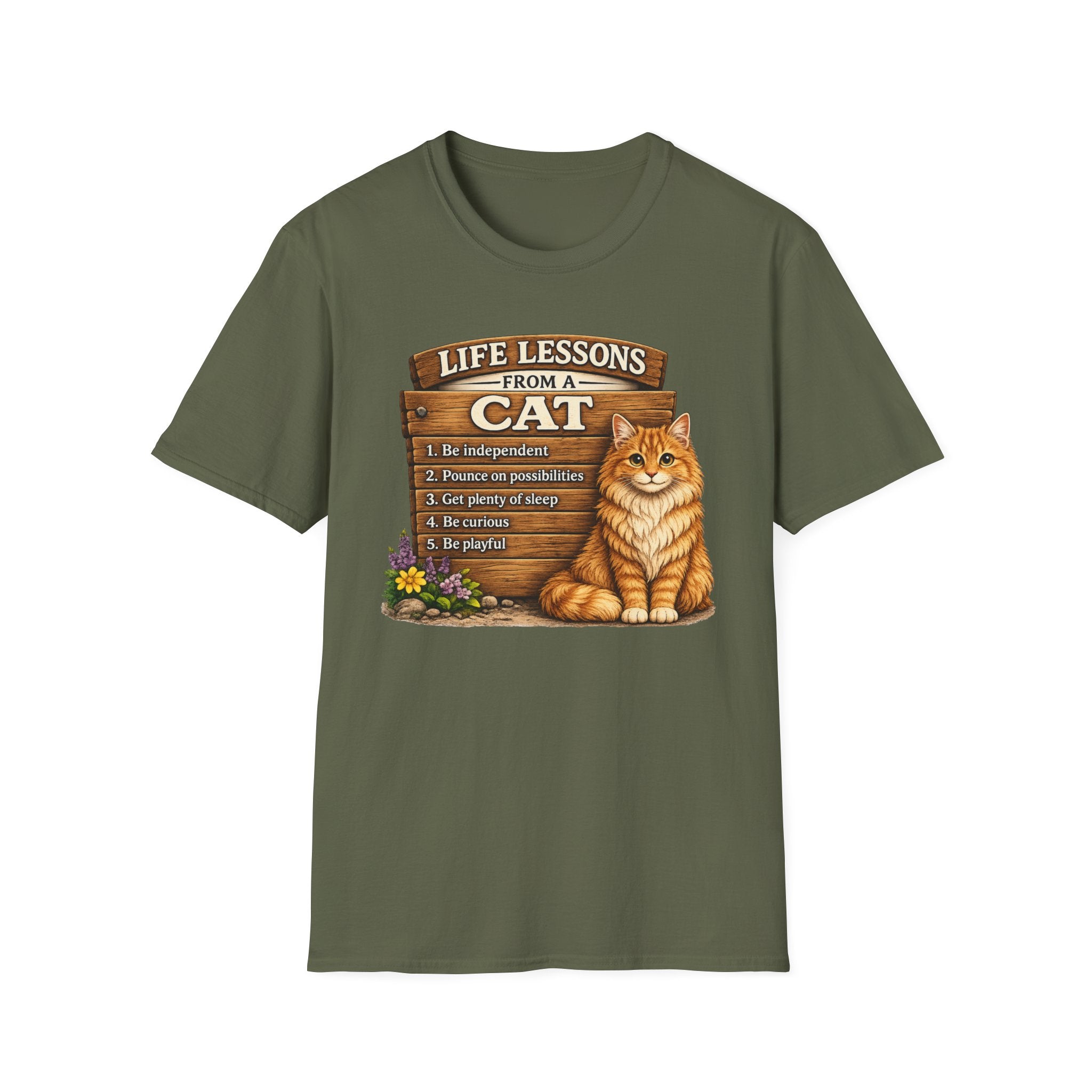 Life Lessons From a Cat T-Shirt