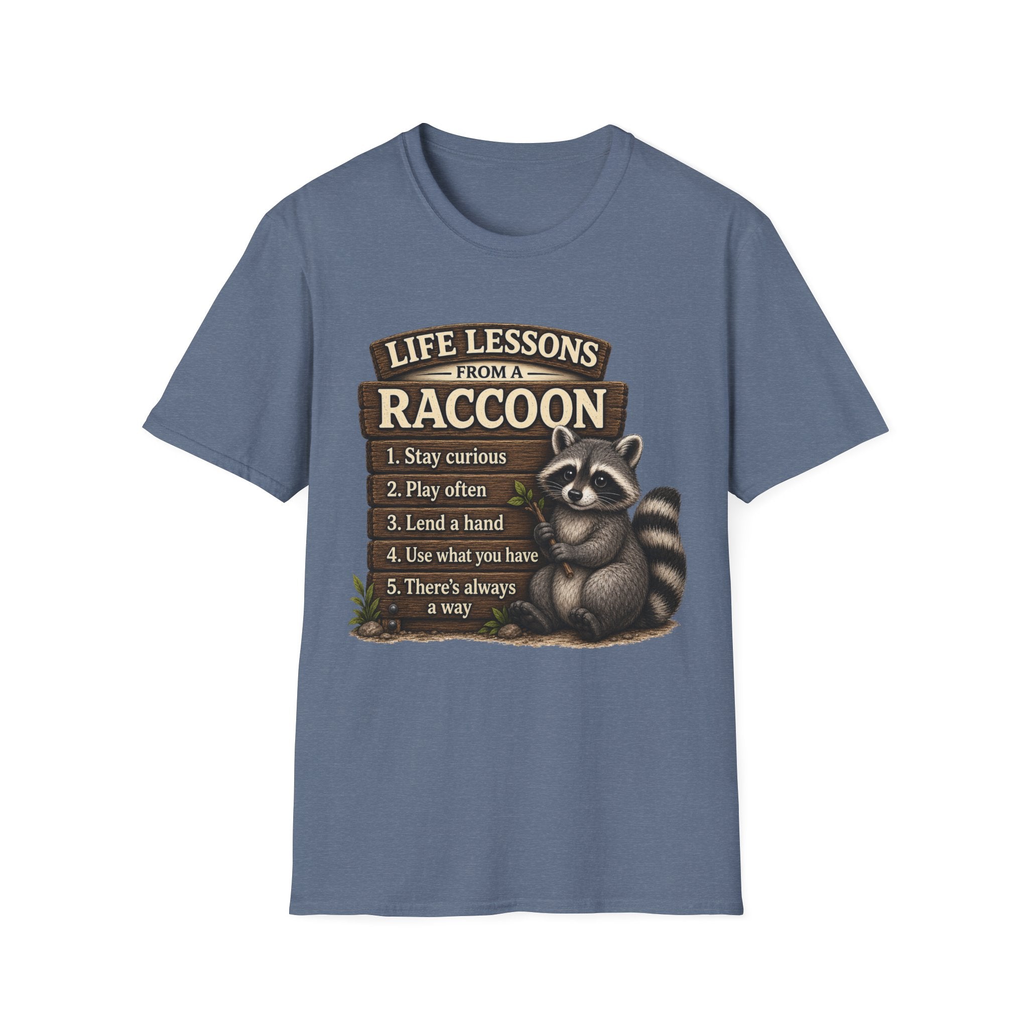 Life Lessons From a Raccoon Graphic Tee