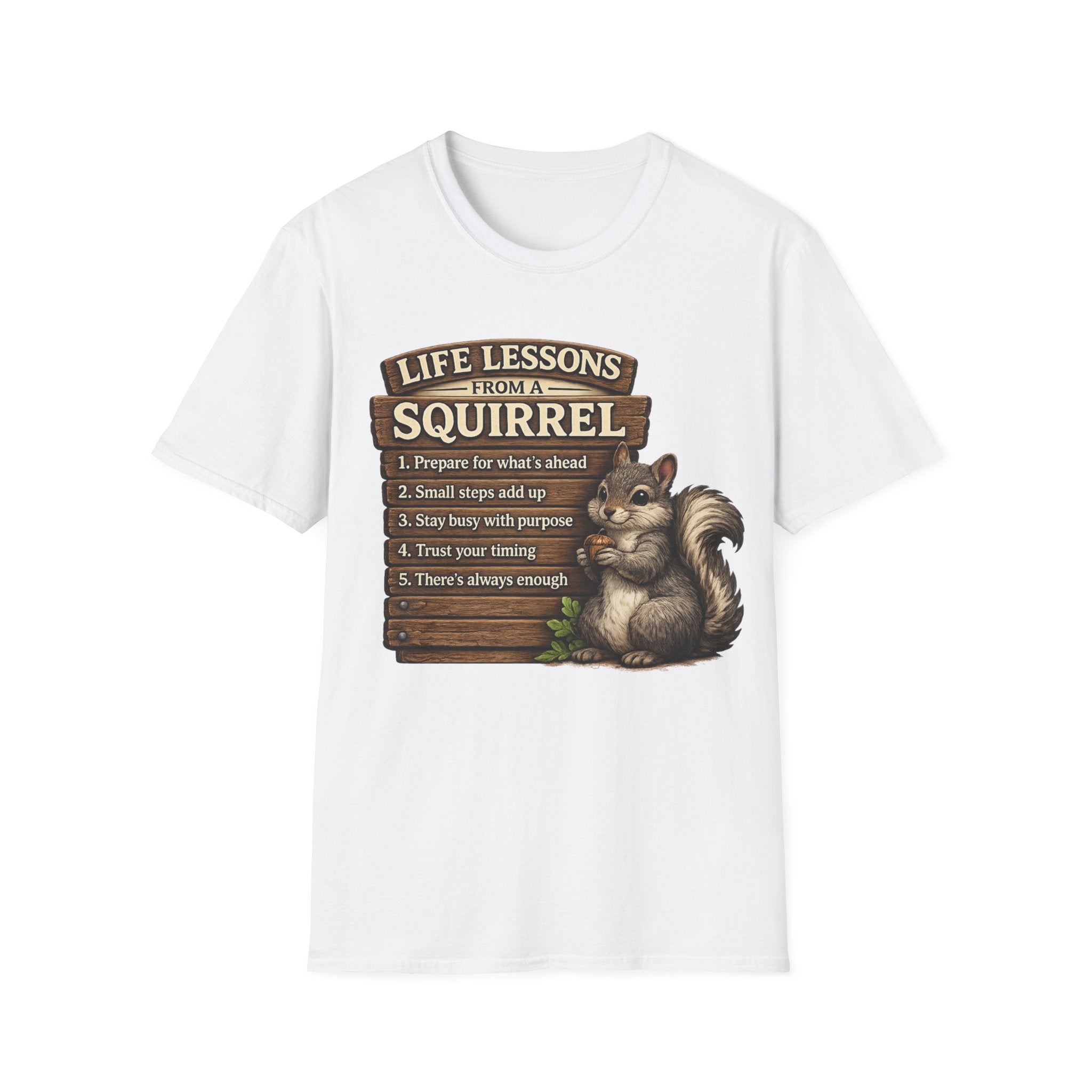 Squirrel Life Lessons T-Shirt