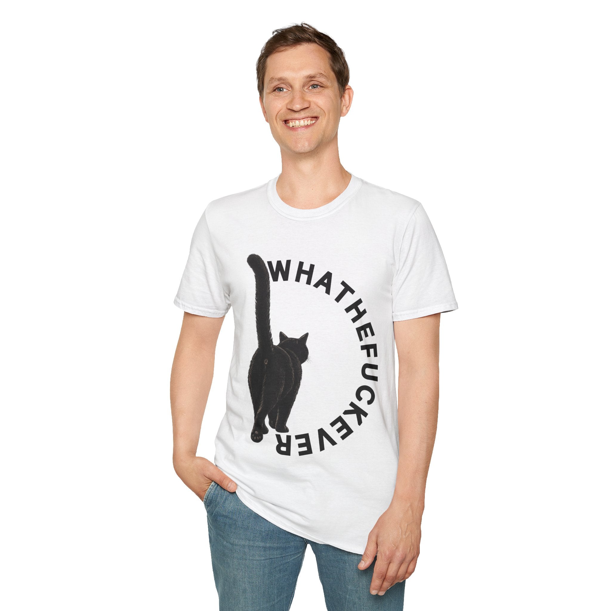 Black Cat Graphic Tee | Funny Cat Shirt for Cat Lovers