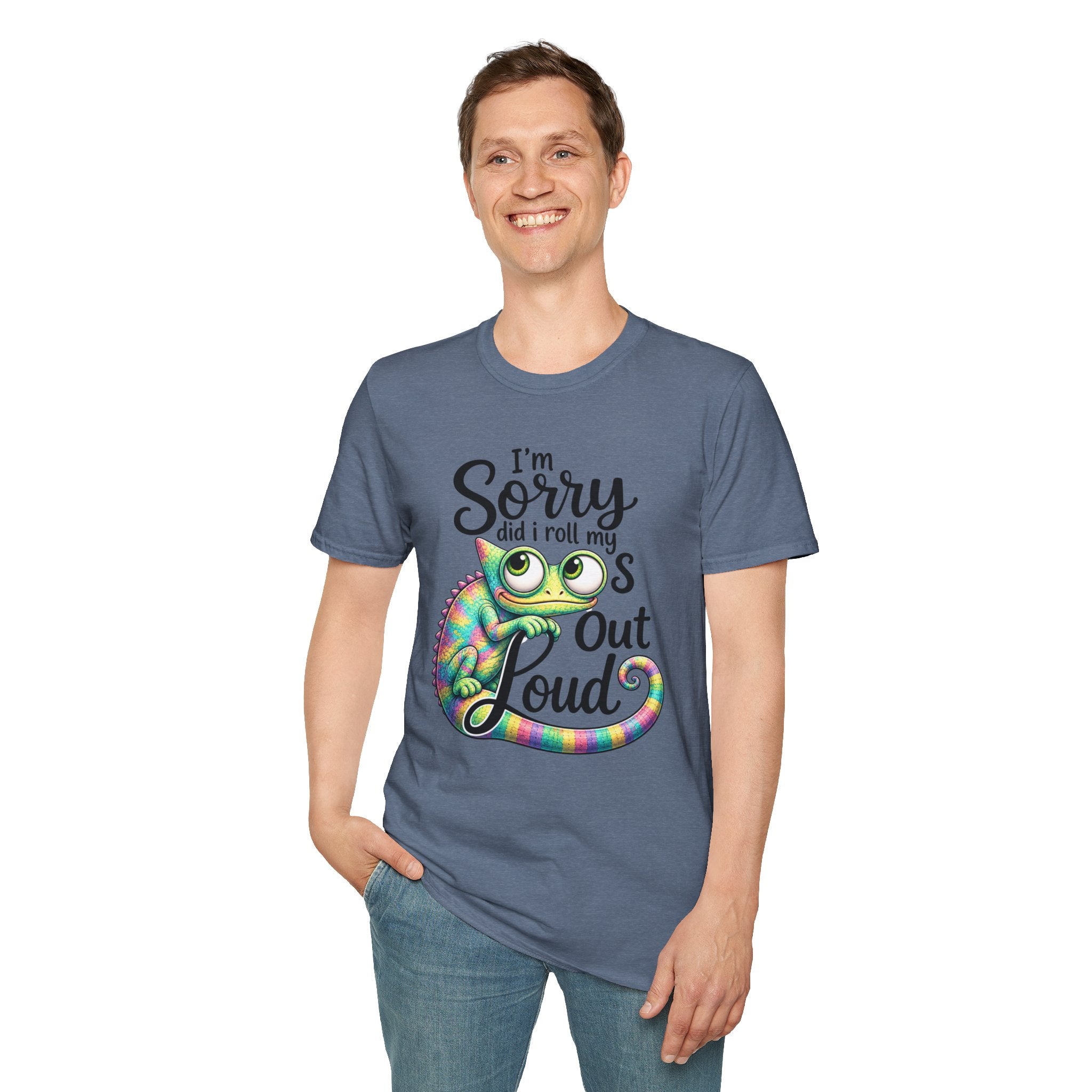 Chameleon Graphic T-Shirt — "I'm Sorry Did I Roll My Eyes Out Loud"