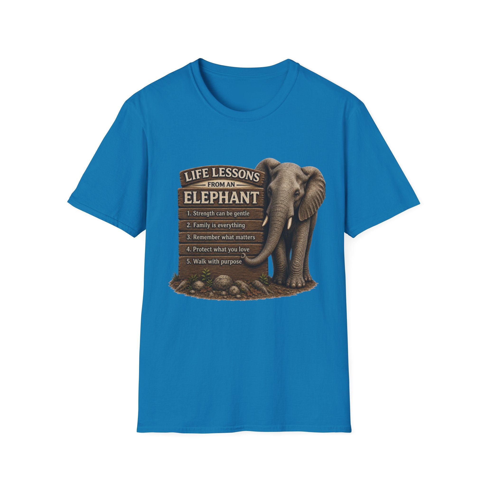 Elephant Life Lessons Wildlife Tee