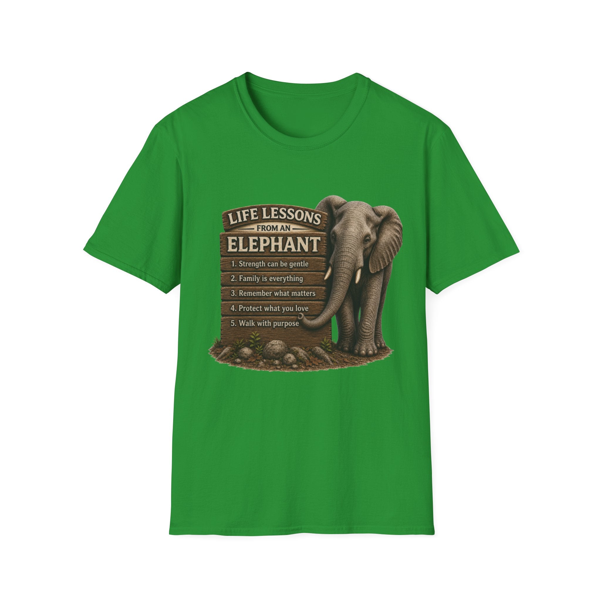 Elephant Life Lessons Wildlife Tee