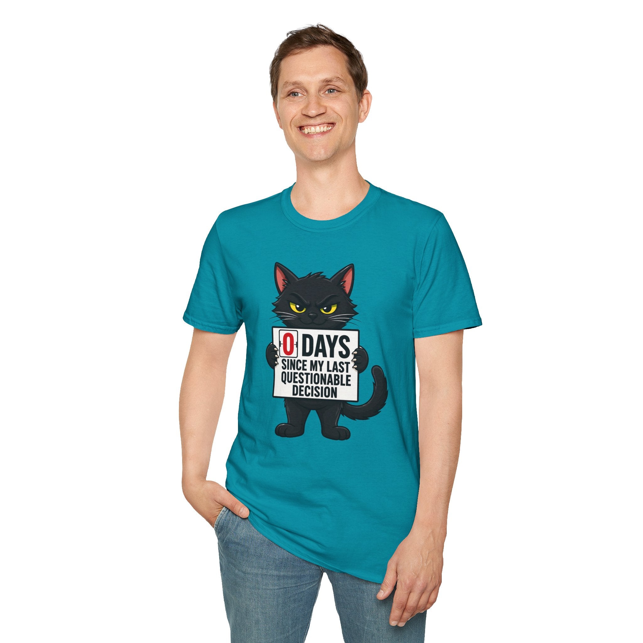 0 Days Since My Last Questionable Decision Graphic Tee
