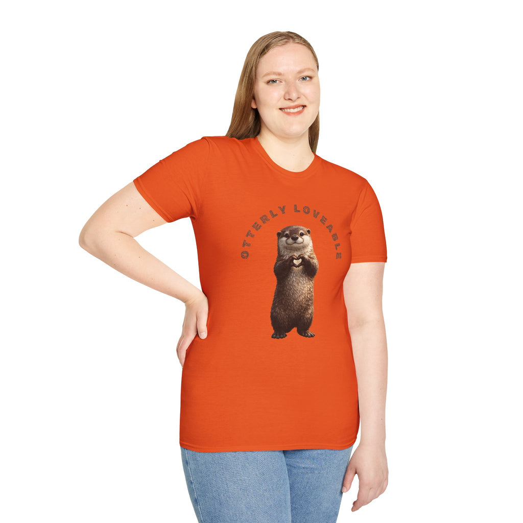 Otterly Loveable Otter Graphic Tee