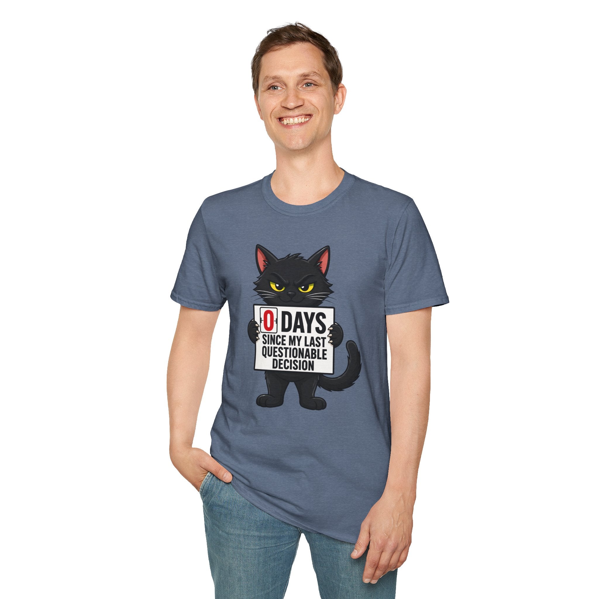 0 Days Since My Last Questionable Decision Graphic Tee
