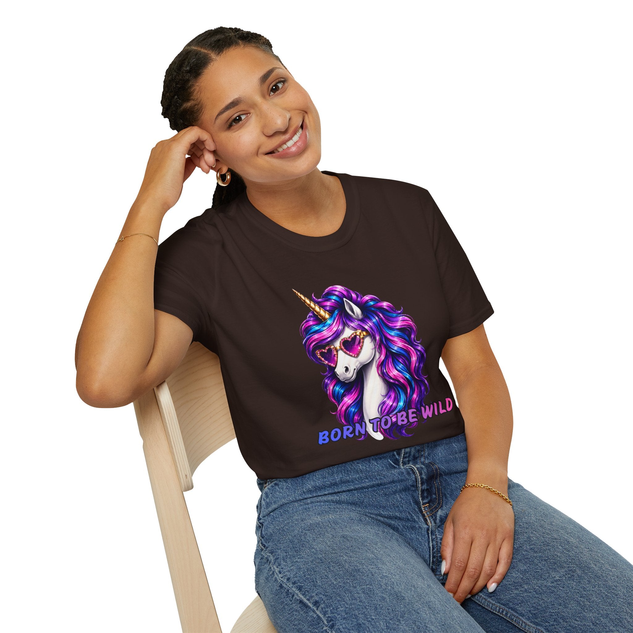 Born To Be Wild Unicorn Graphic Tee