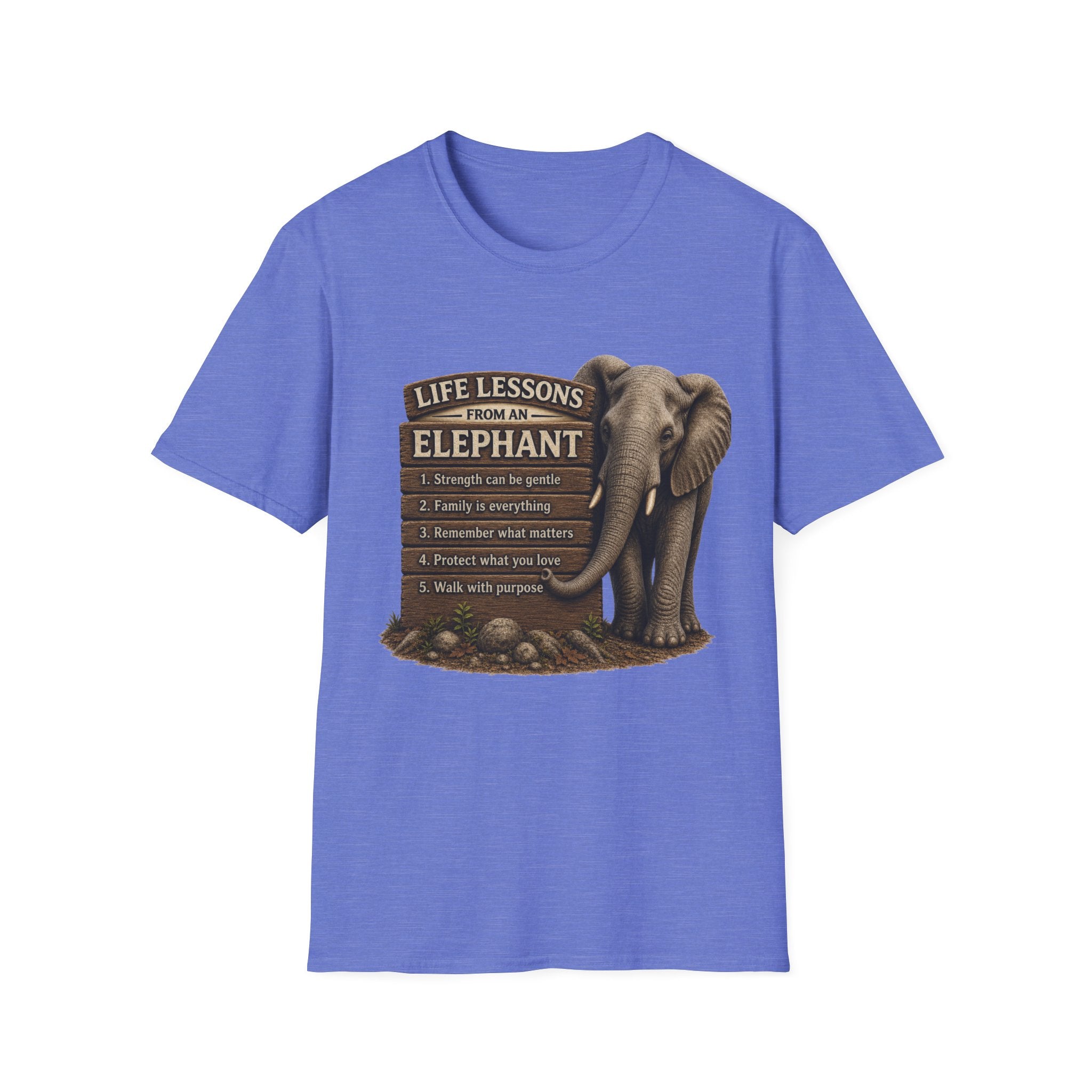 Elephant Life Lessons Wildlife Tee