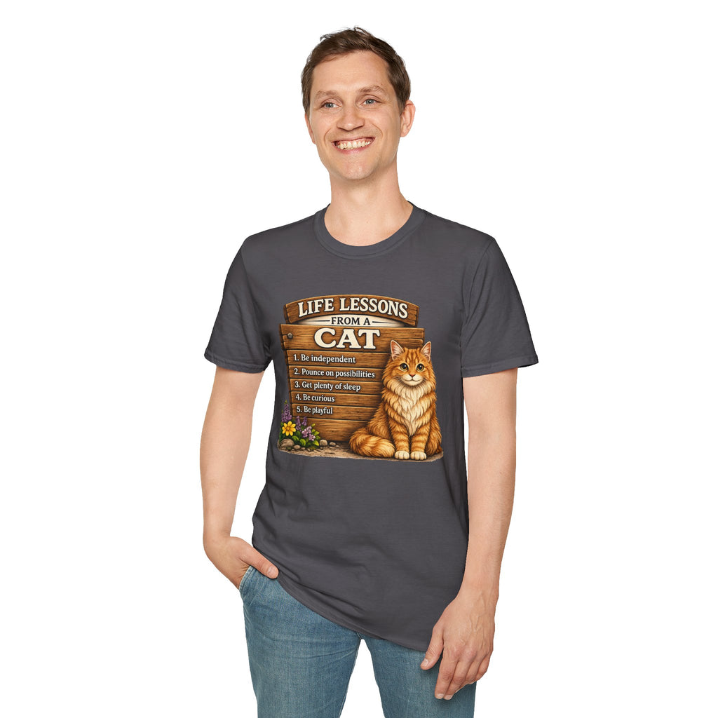 Life Lessons From a Cat T-Shirt