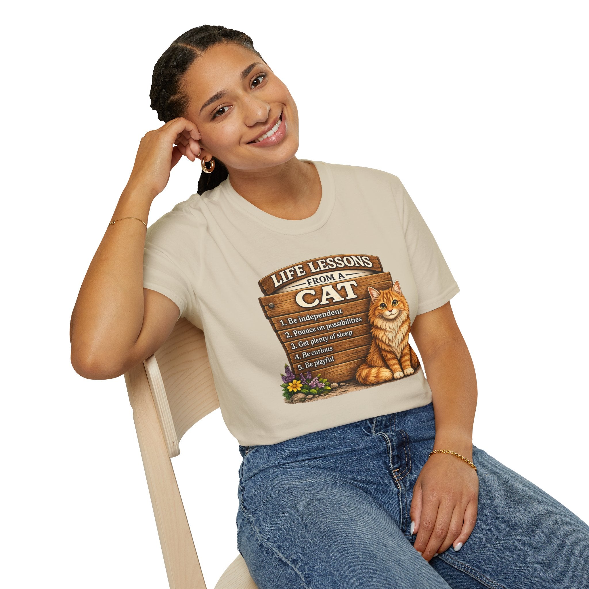 Life Lessons From a Cat T-Shirt