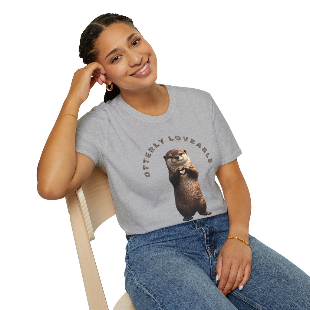 Otterly Loveable Otter Graphic Tee