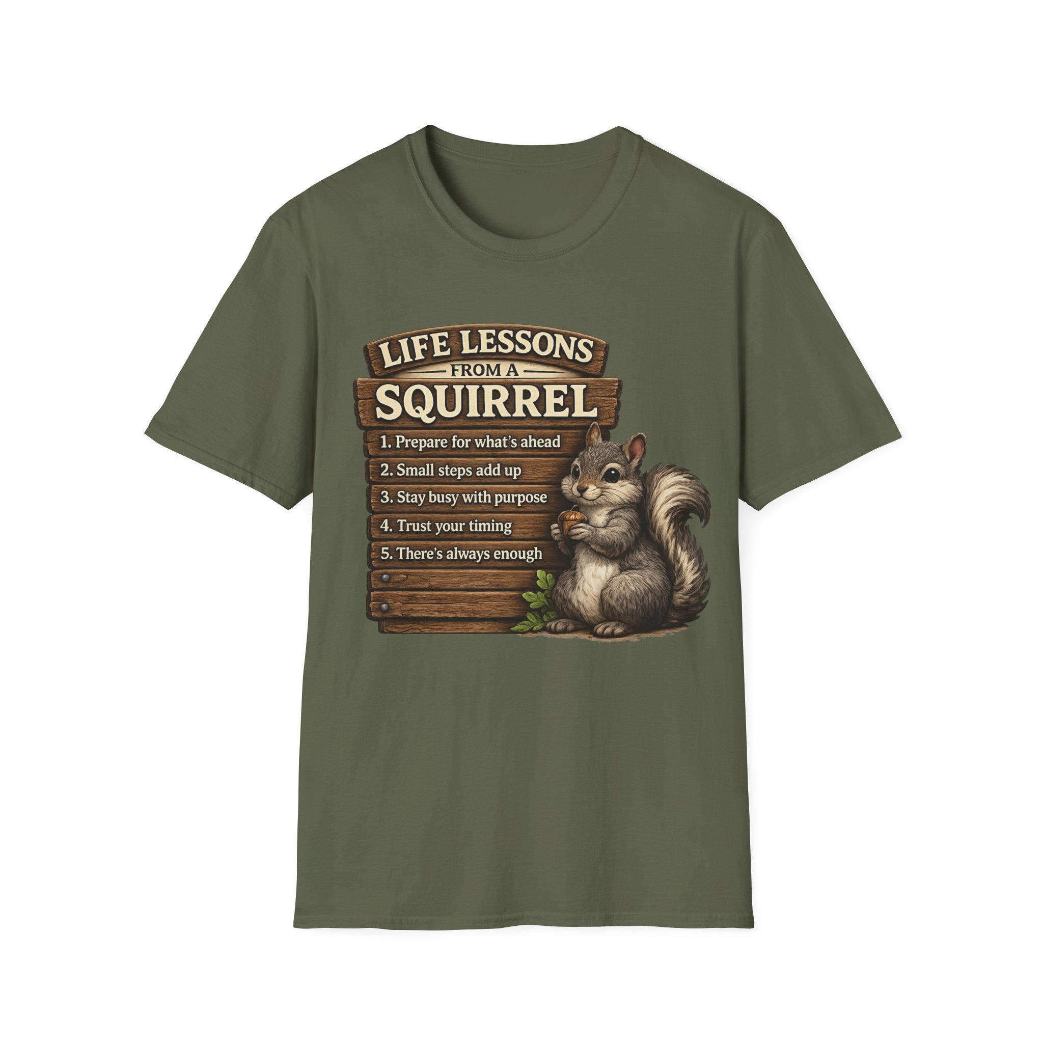Squirrel Life Lessons T-Shirt