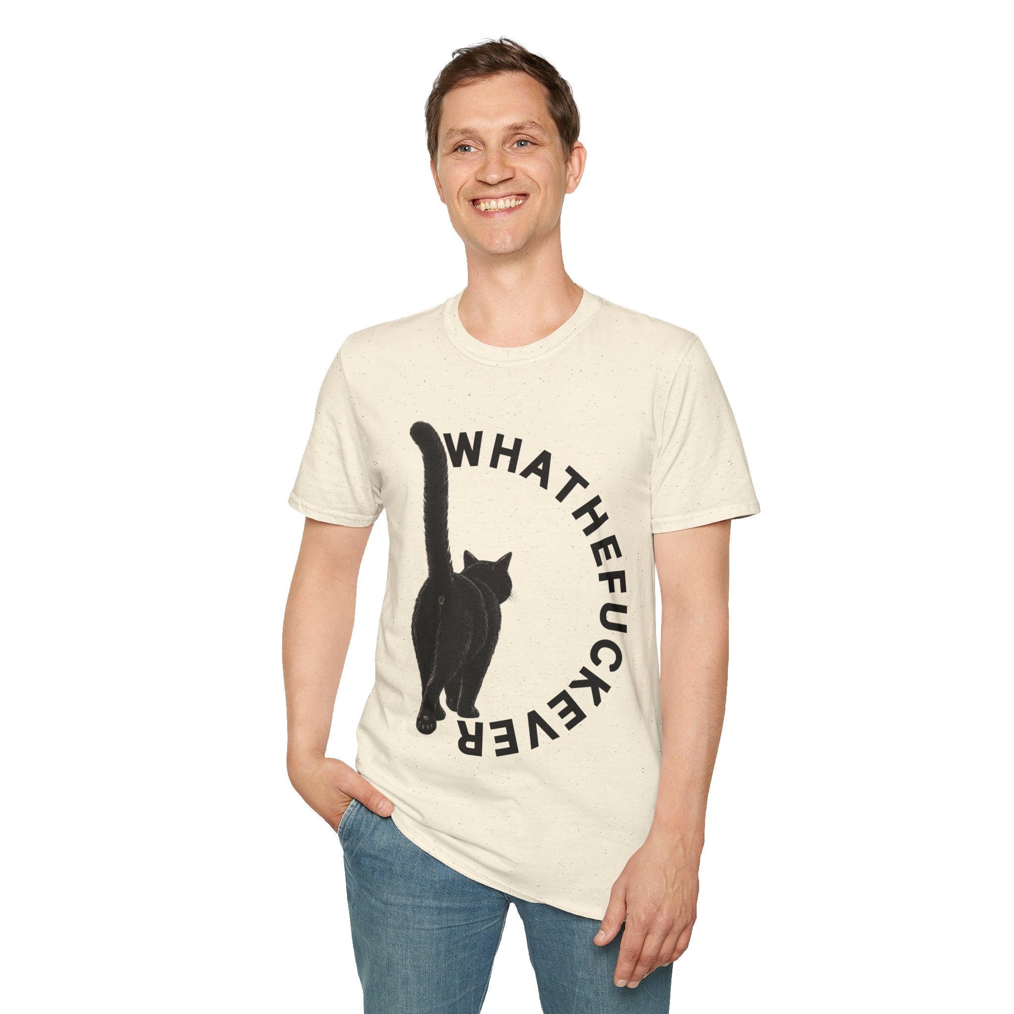 Black Cat Graphic Tee | Funny Cat Shirt for Cat Lovers