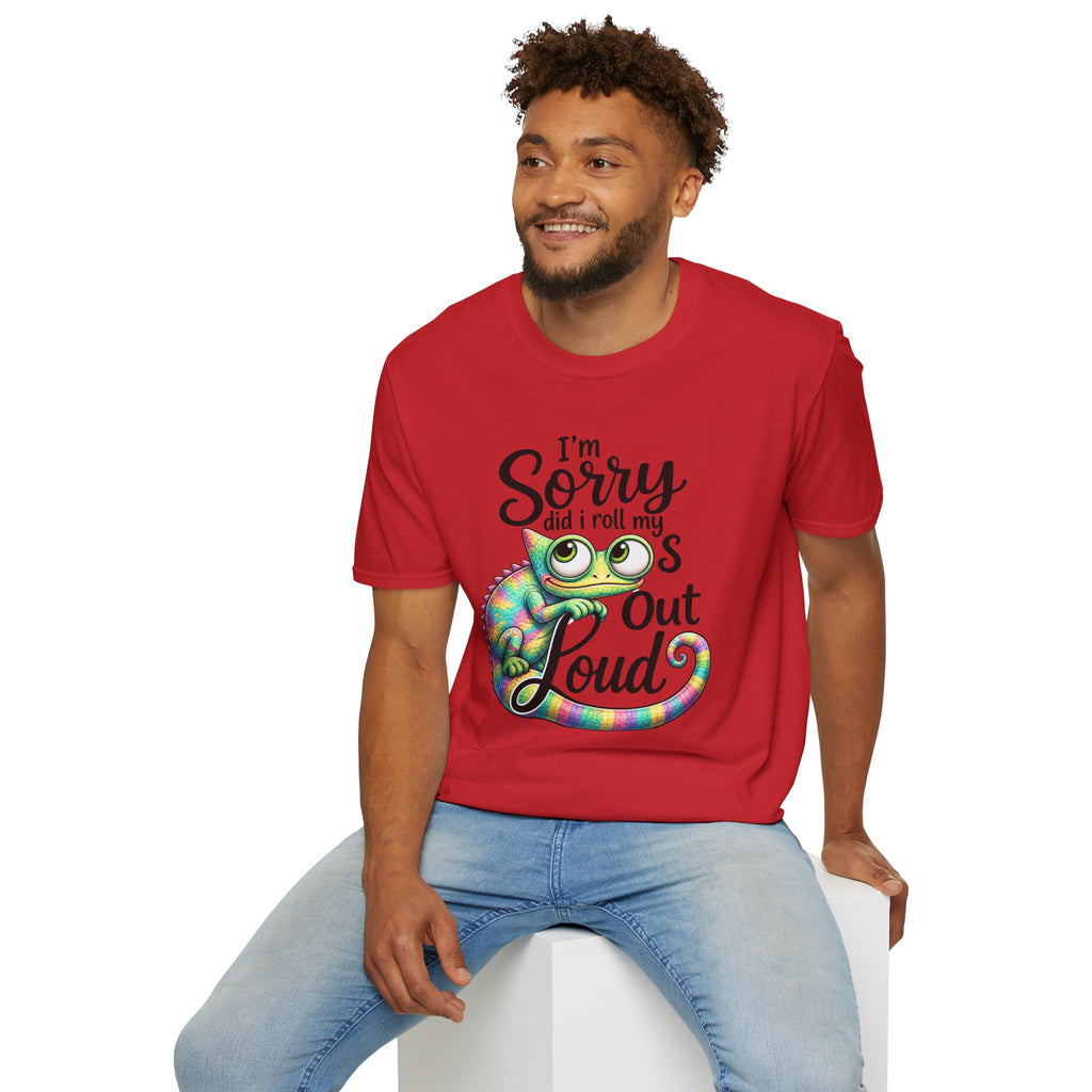 Chameleon Graphic T-Shirt — "I'm Sorry Did I Roll My Eyes Out Loud"